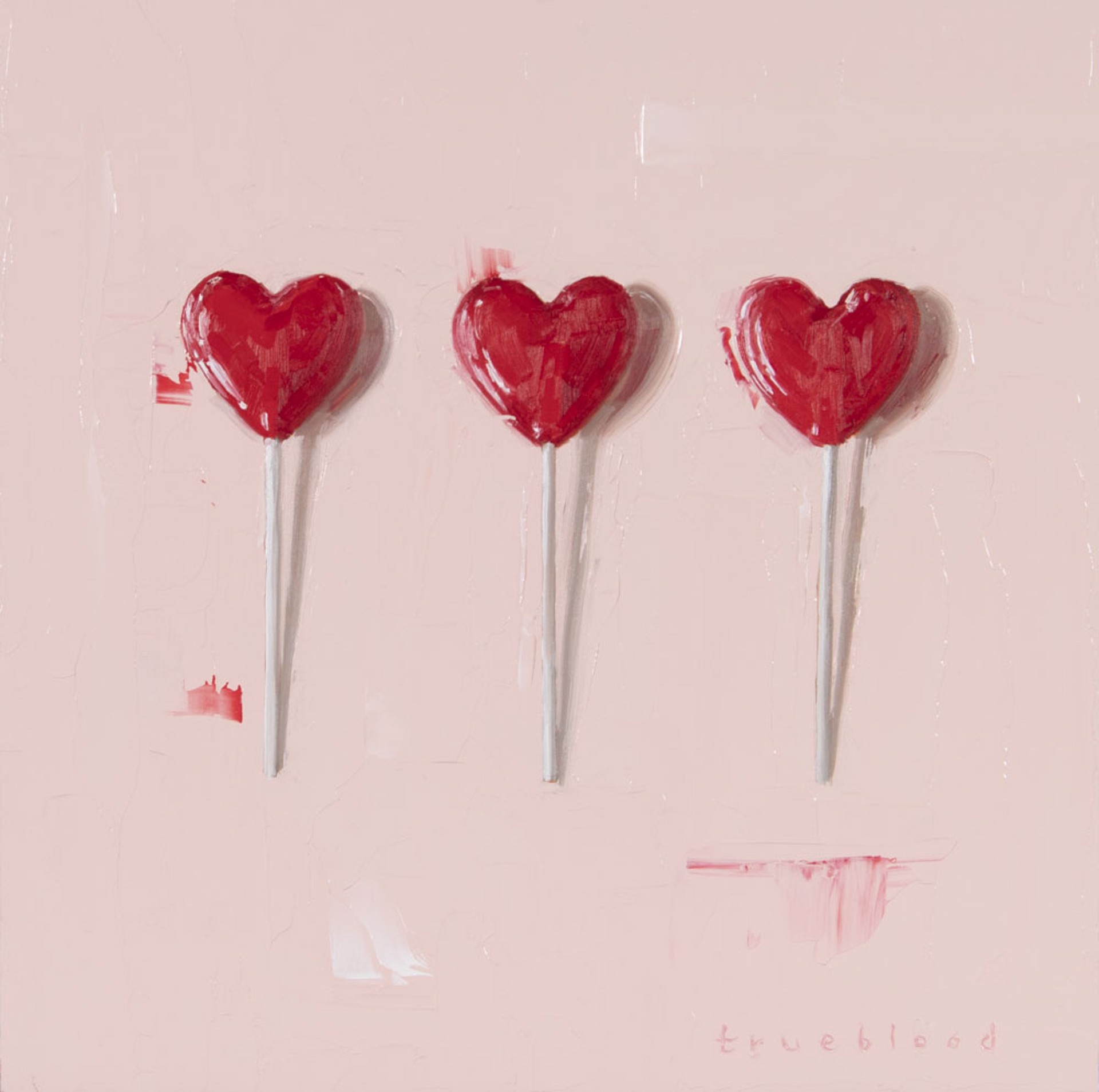 Heart Sucker Trio by Megan Trueblood