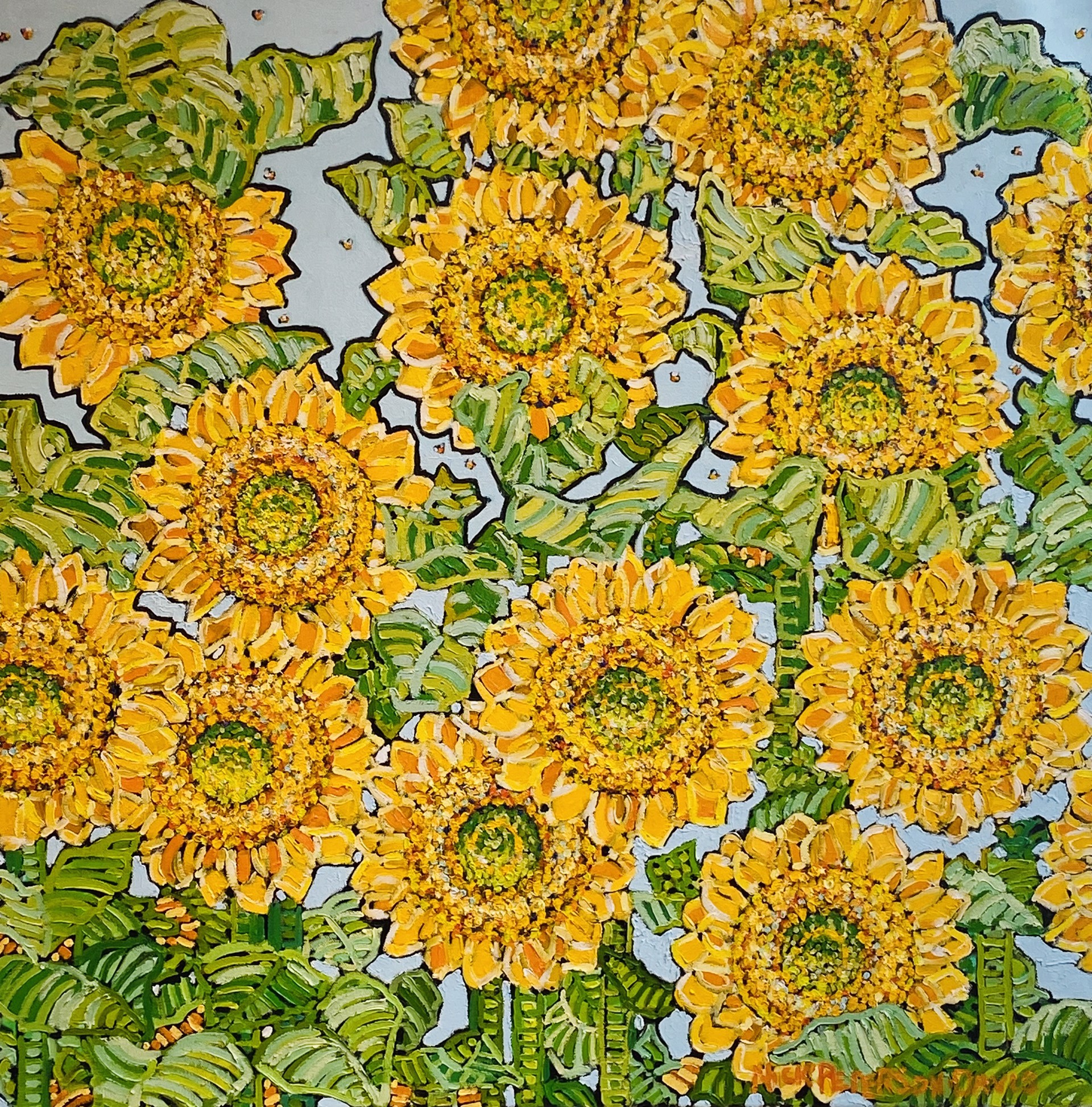I Love Sunflowers III by Nicholas Peterson-Davis