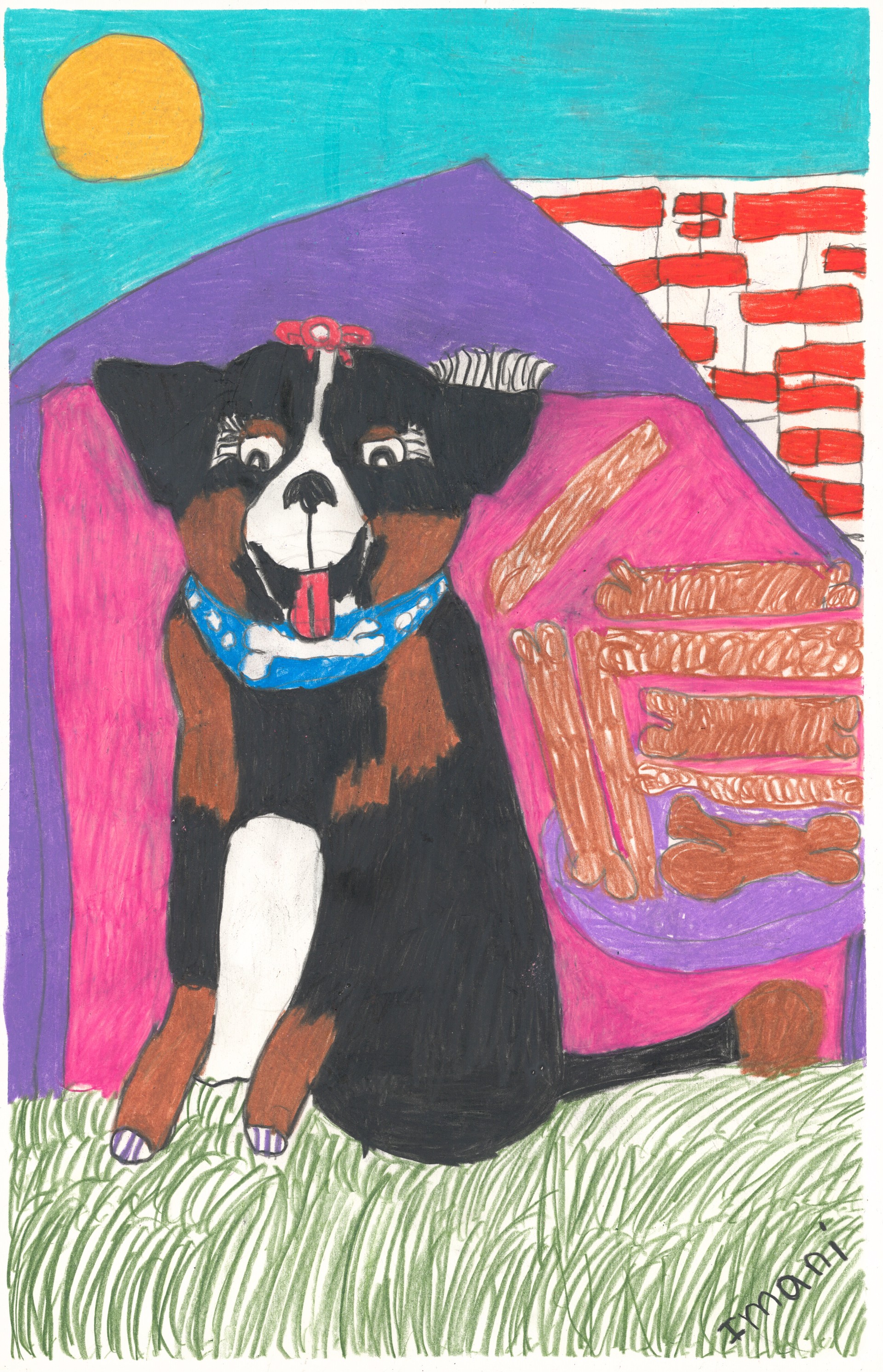 Brownie the Dog by Imani Turner