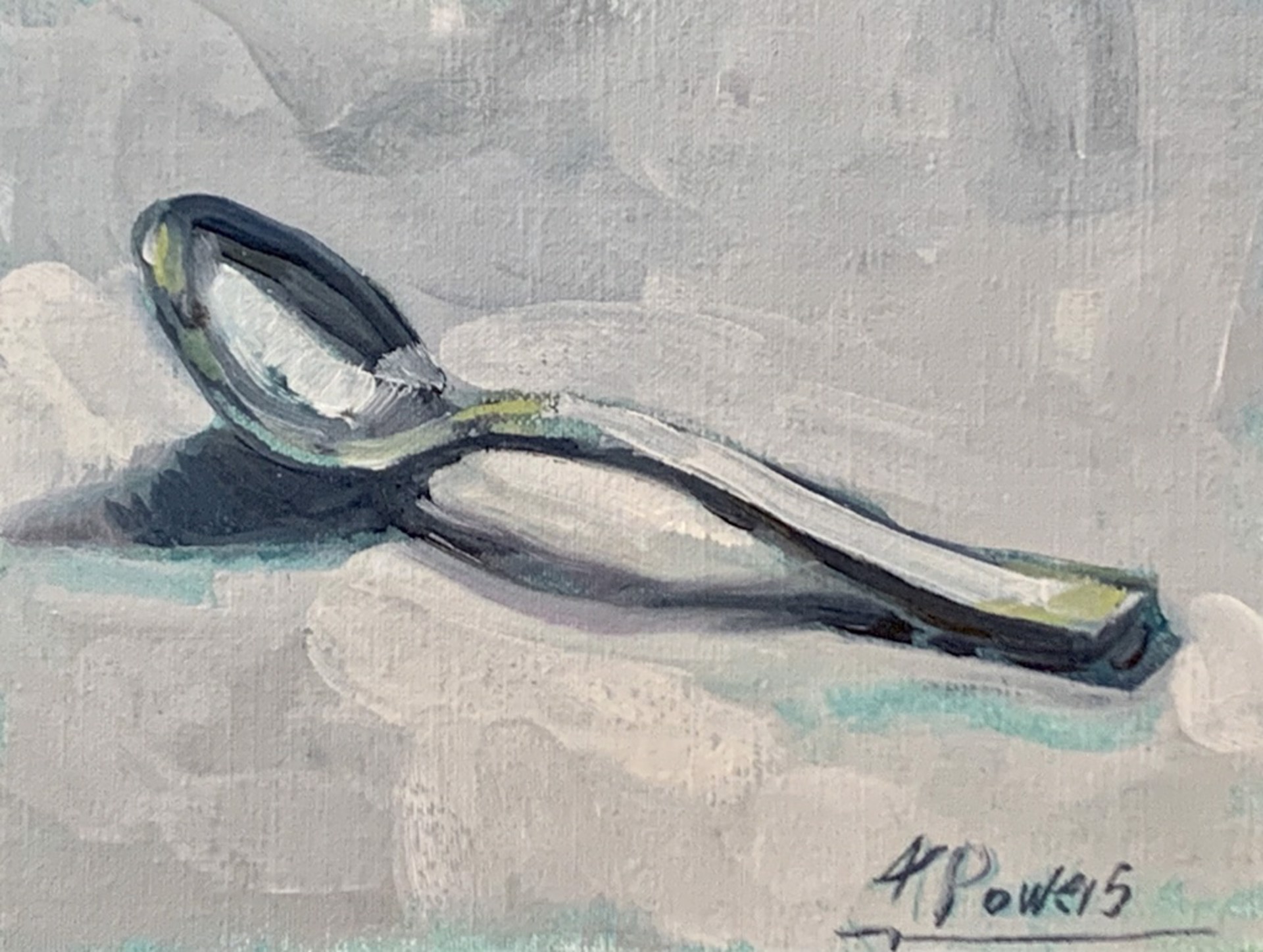 "Spoon" original oil painting by Angela Powers