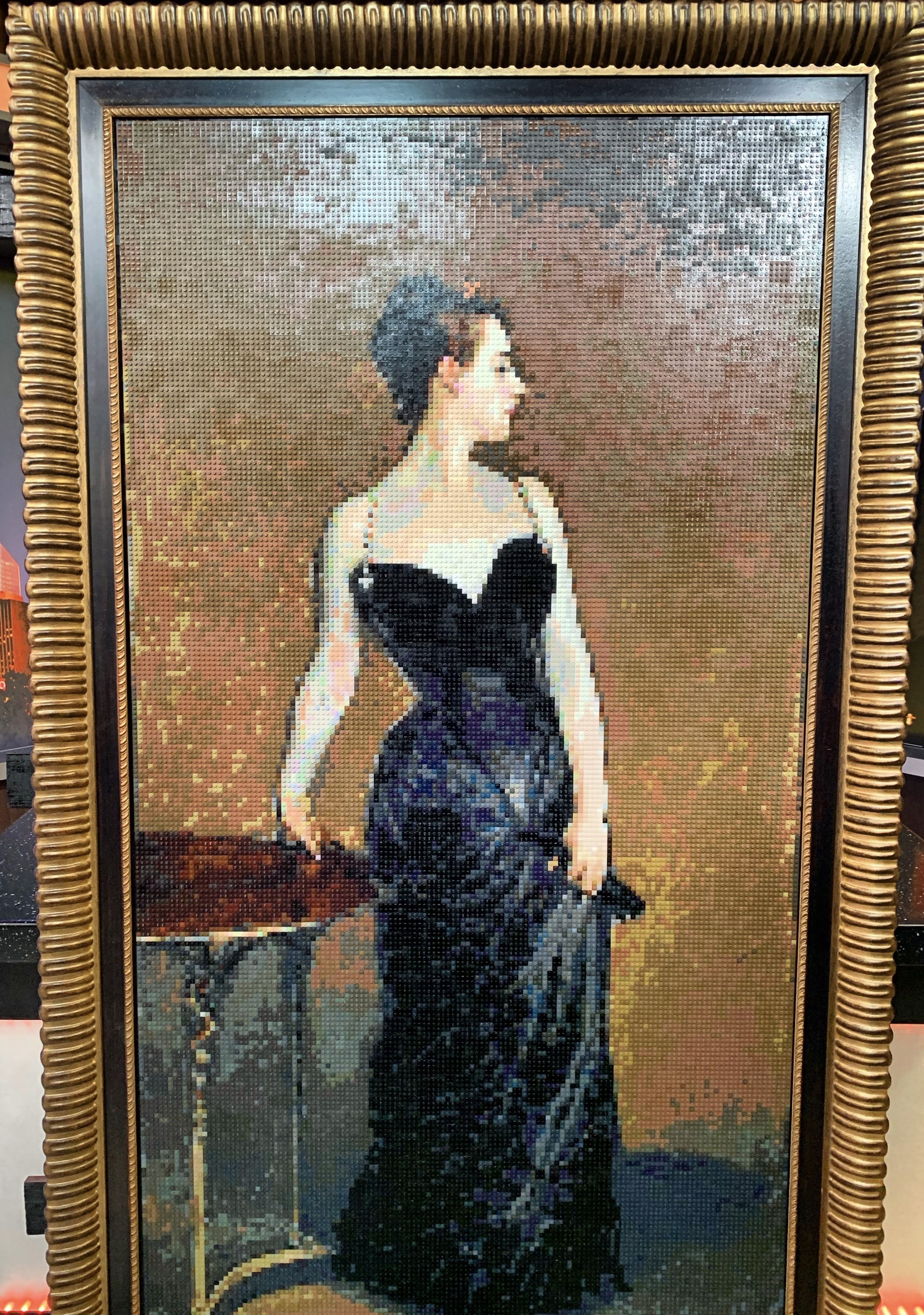 Madame X  (with frame) by Joseph Kraham