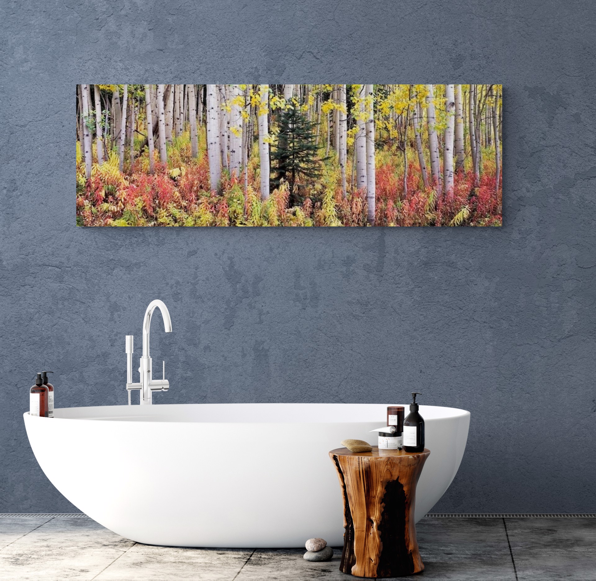 Autumn Fireweed and Aspens - rolled print by Steven Friedman