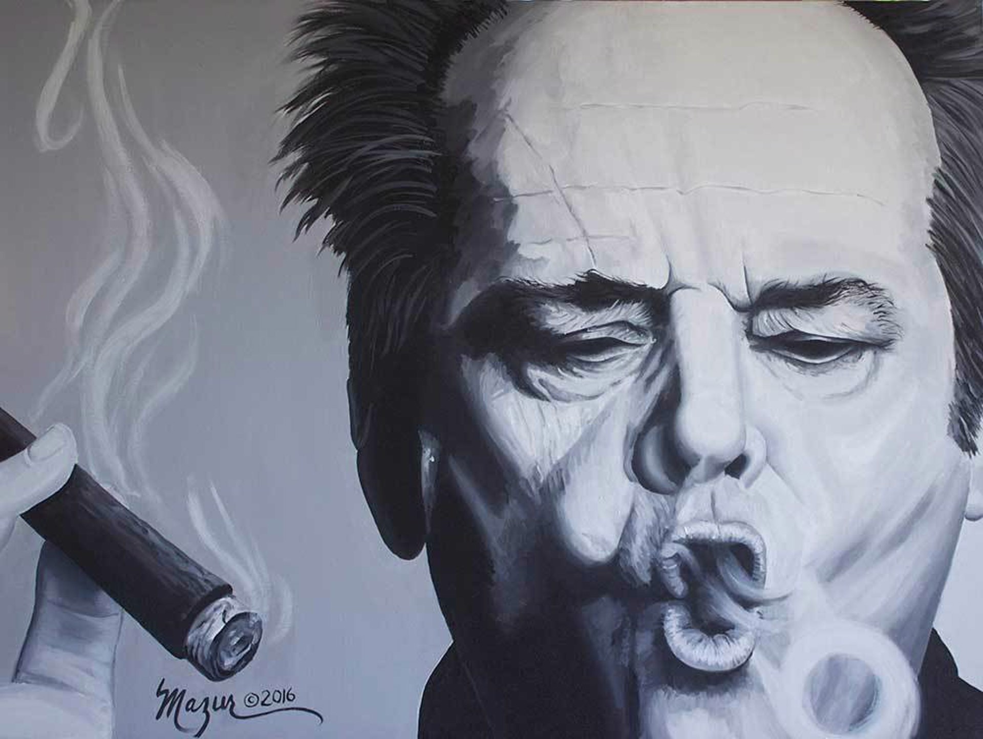 Jack Nicholson by Ruby Mazur