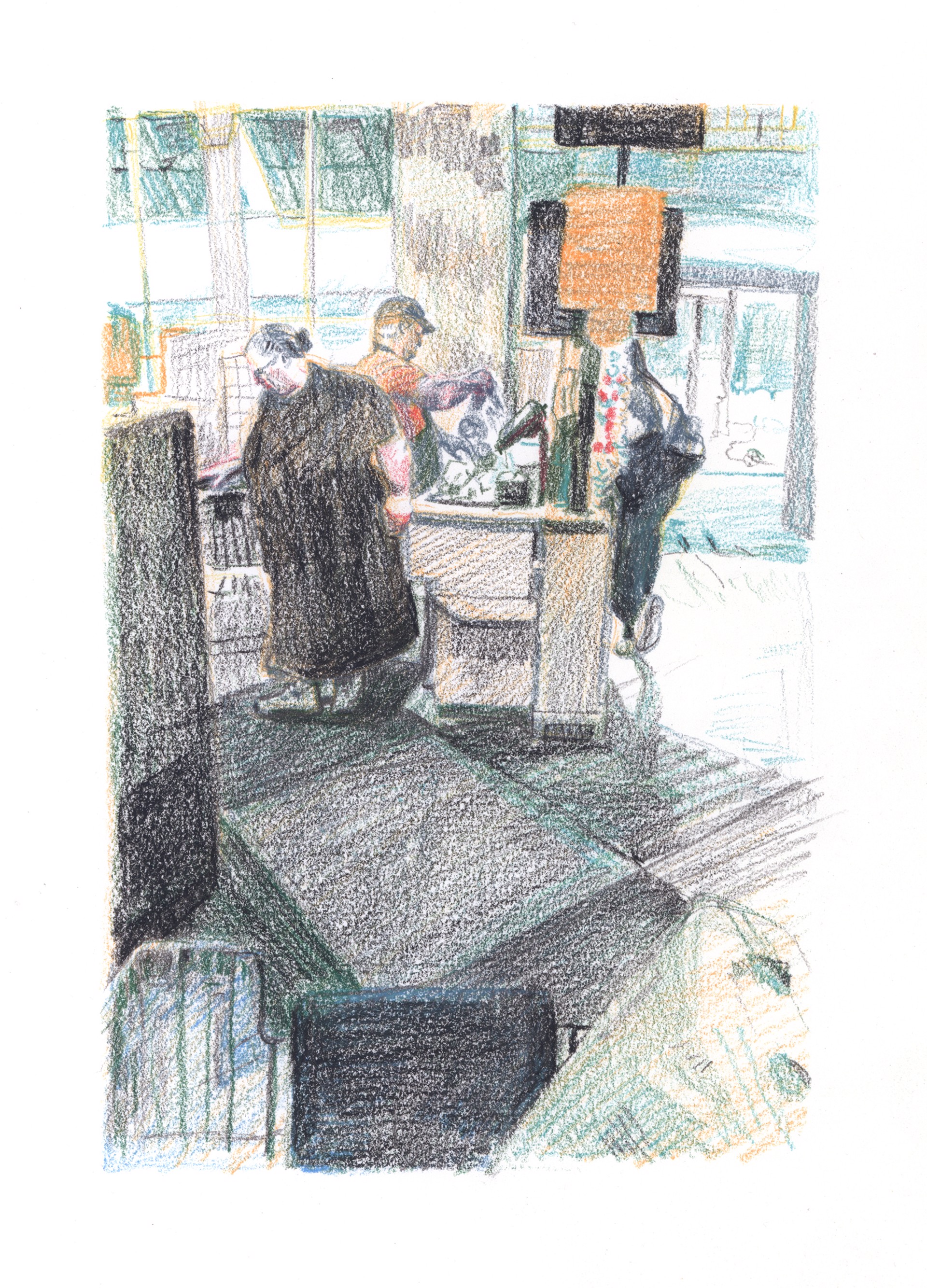 Marketplace/Cashier #38 by Eilis Crean