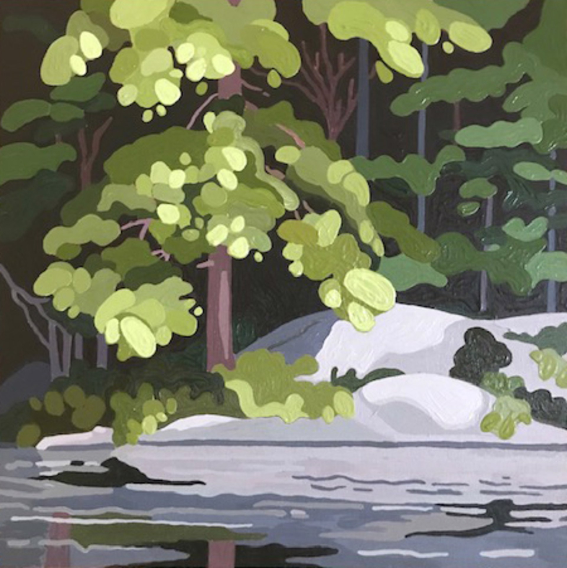 Wolf Lake Pine II by Leanne Baird