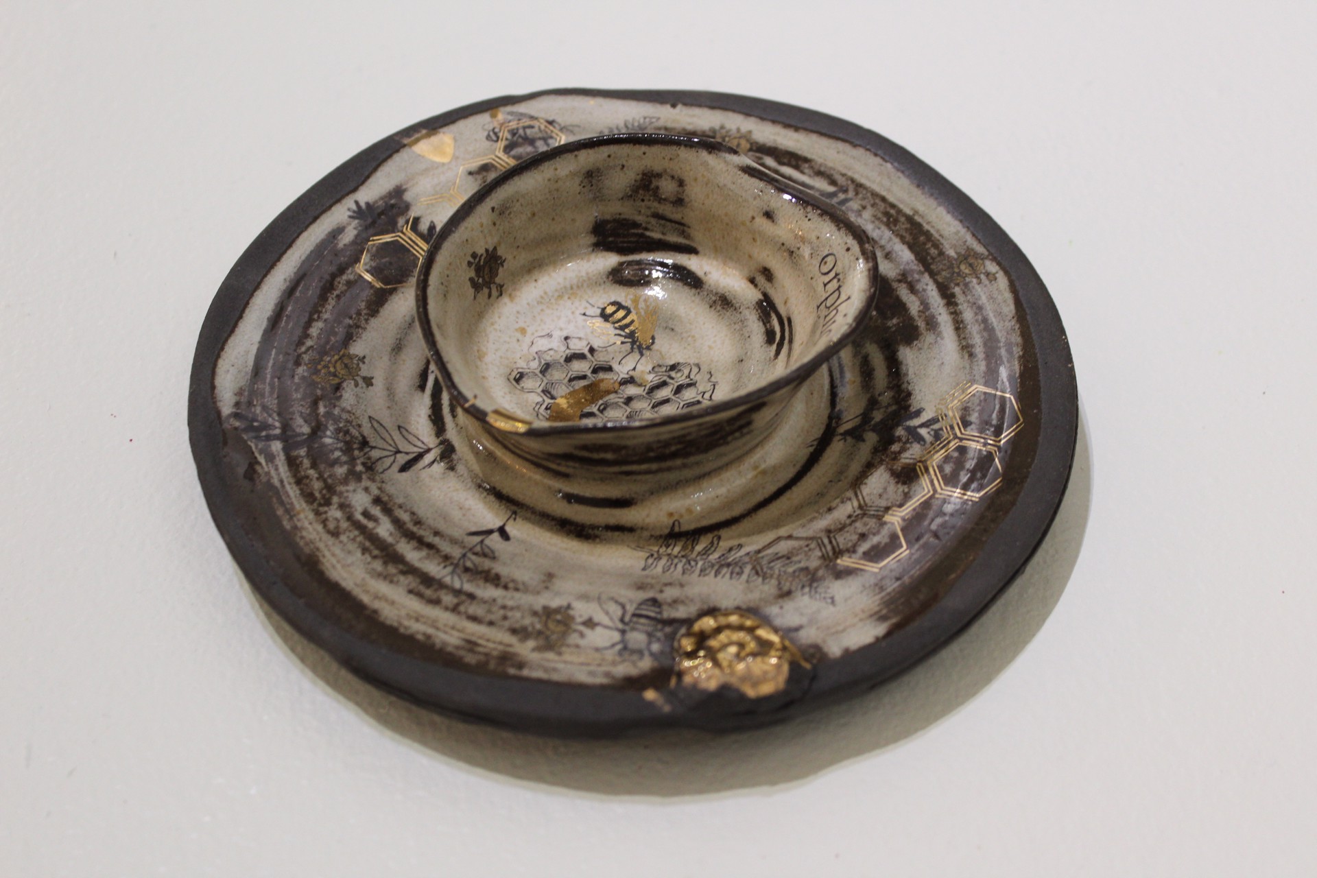 Orphic Sushi Plate by Therese Knowles