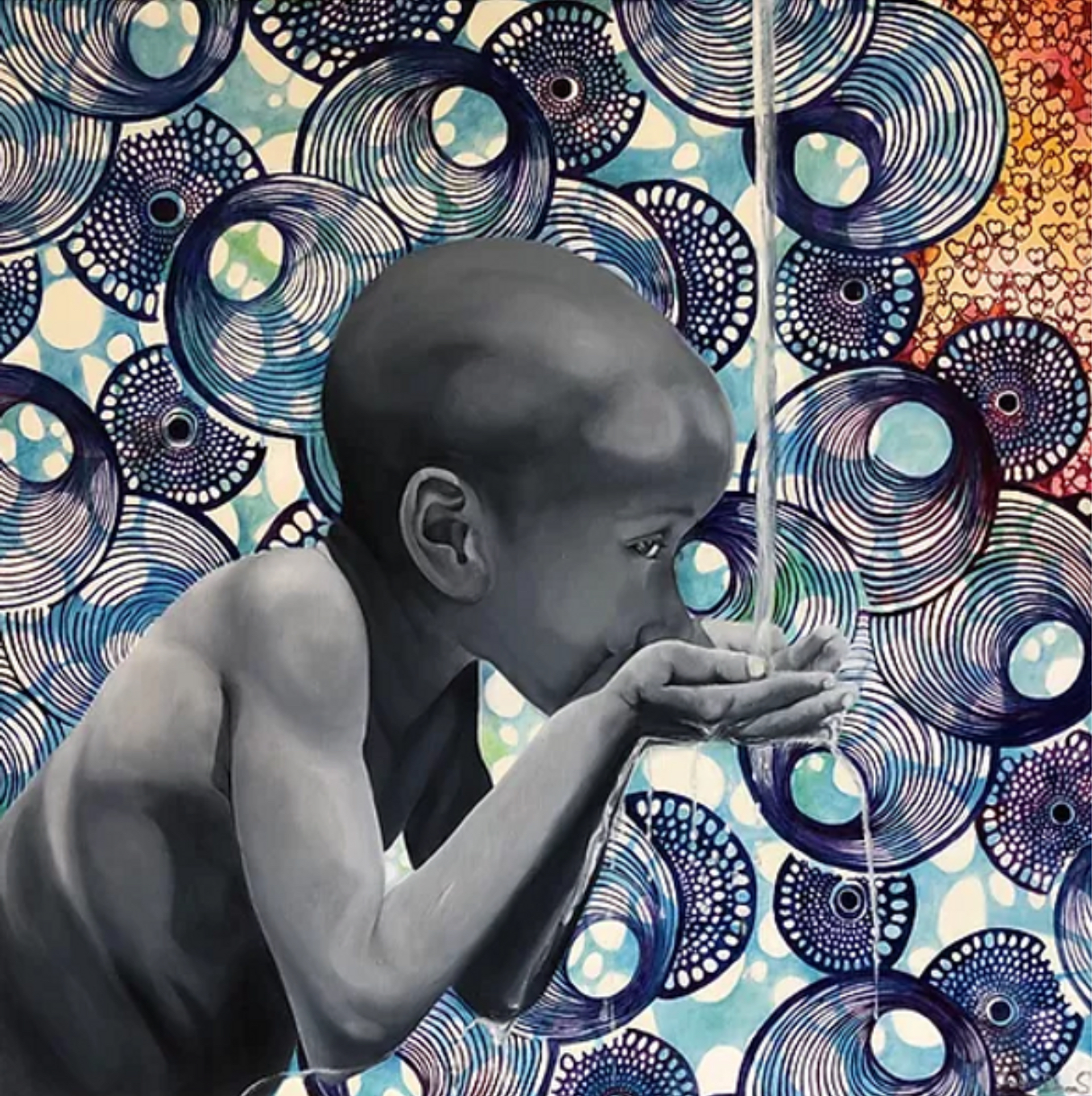 “I’m Thirst For More”, Children's right: The right to clean water. by Andra Daans
