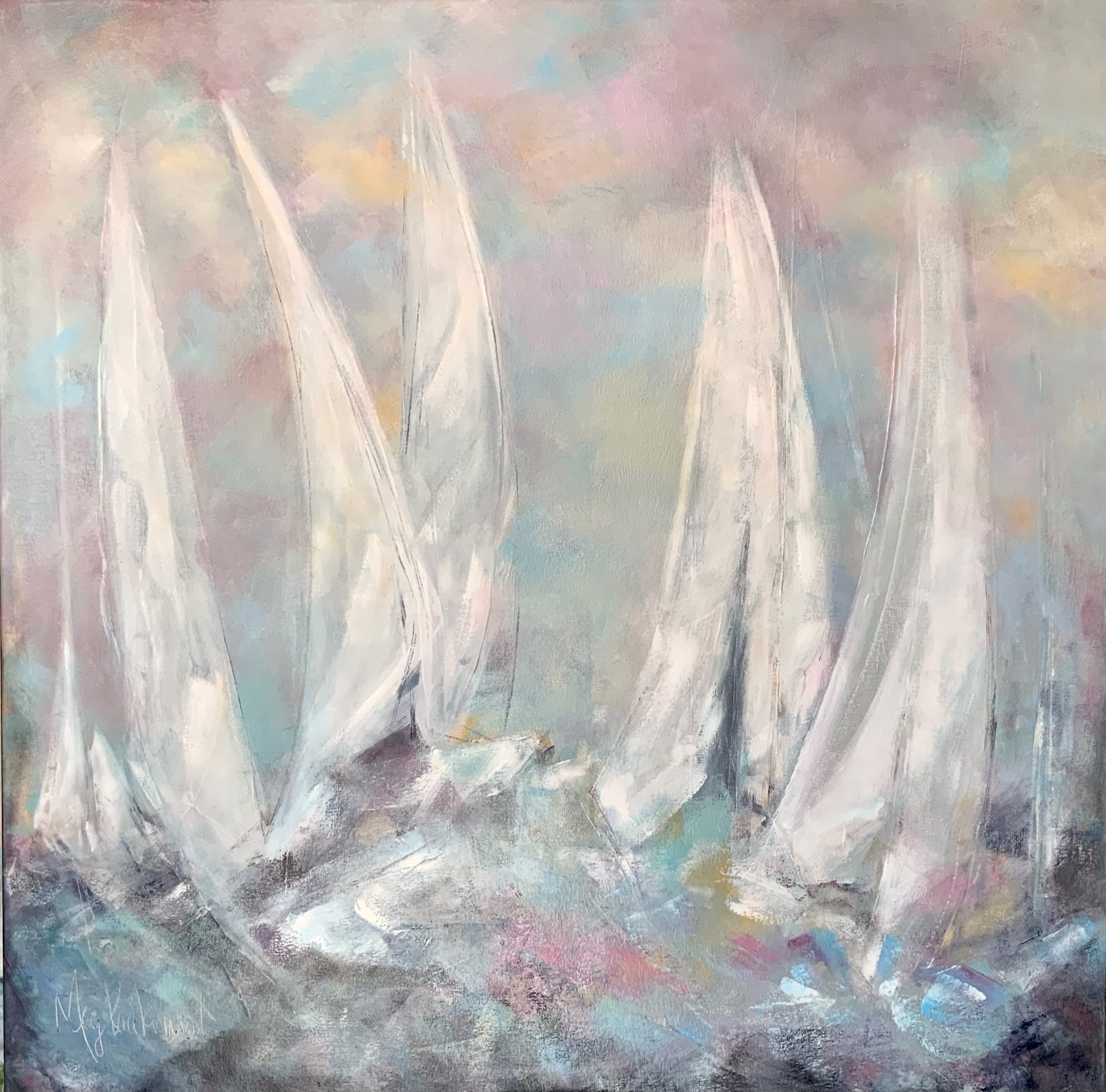 October Sails by Meg Krakowiak