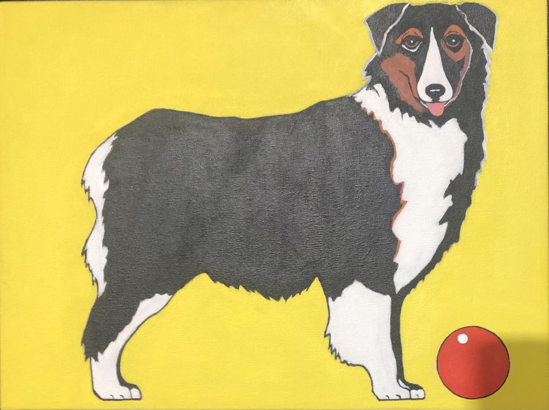 Pop Dog- Australian Shepherd by Gloria Lee