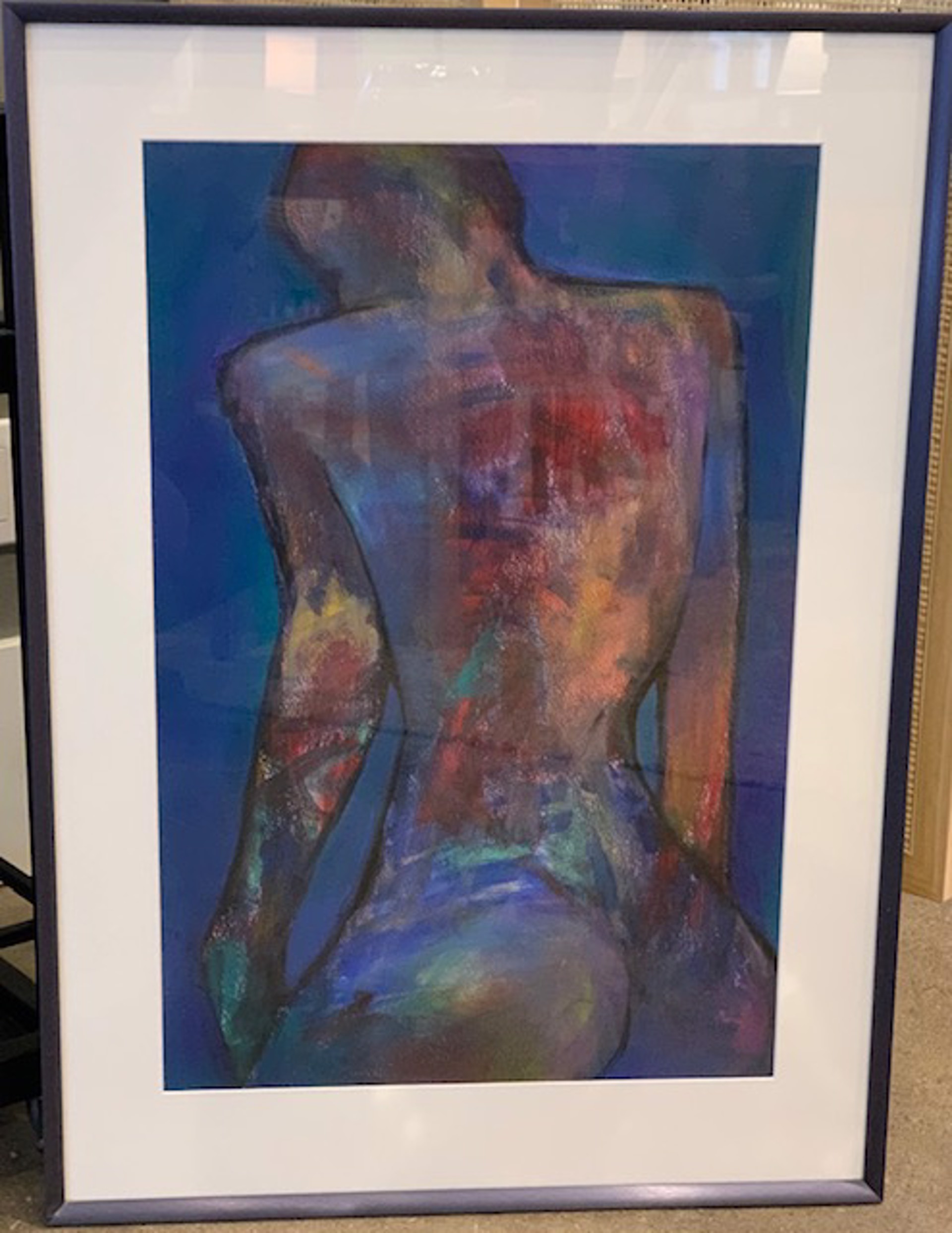 Figure 100 (matted & framed) by Lynn Arnold