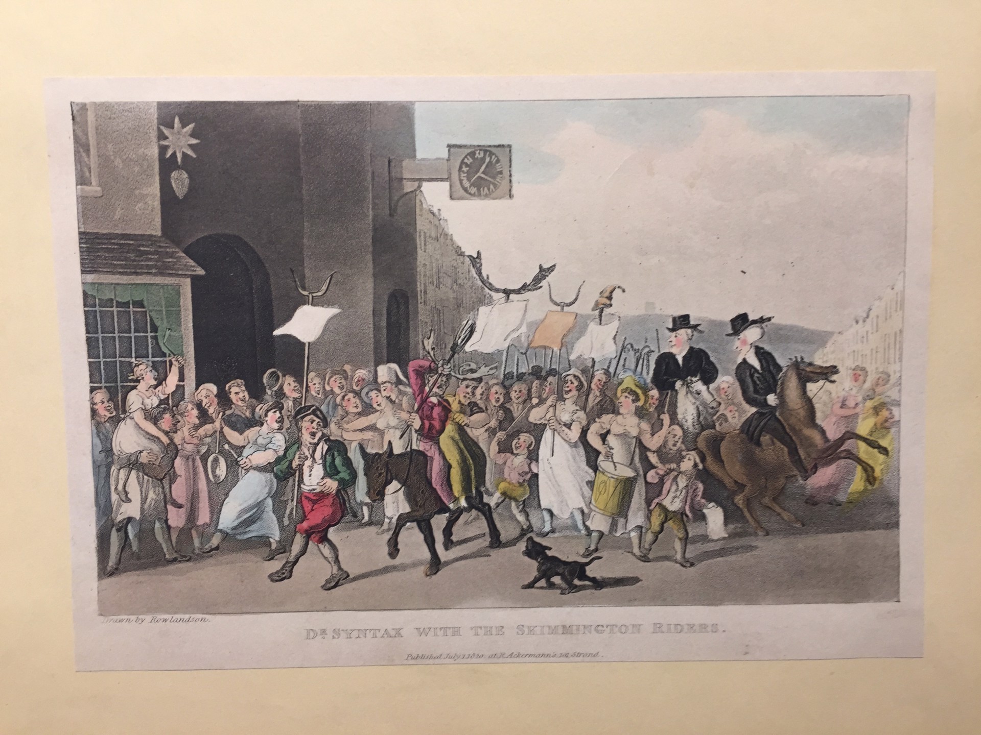Dr Syntax and the Skimmington Riders by Thomas Rowlandson