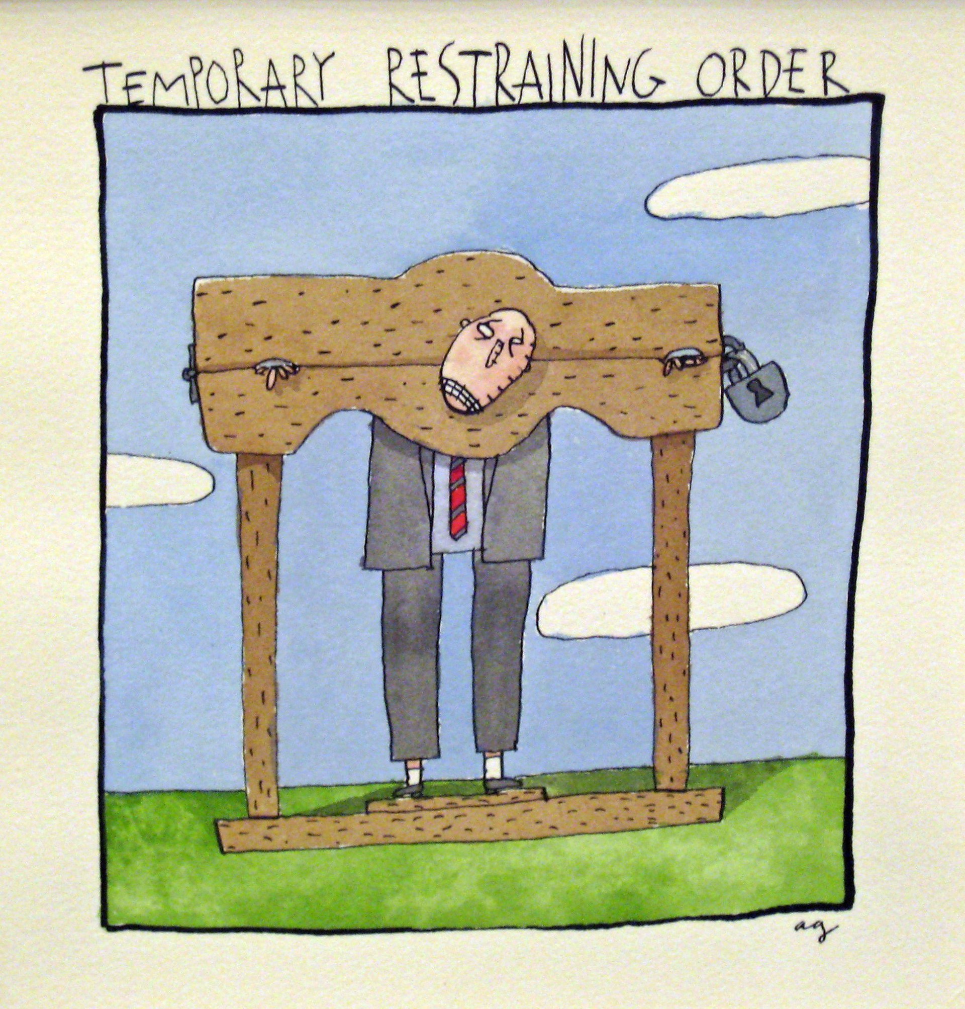 Temporary Restraining Order by Alan Gerson