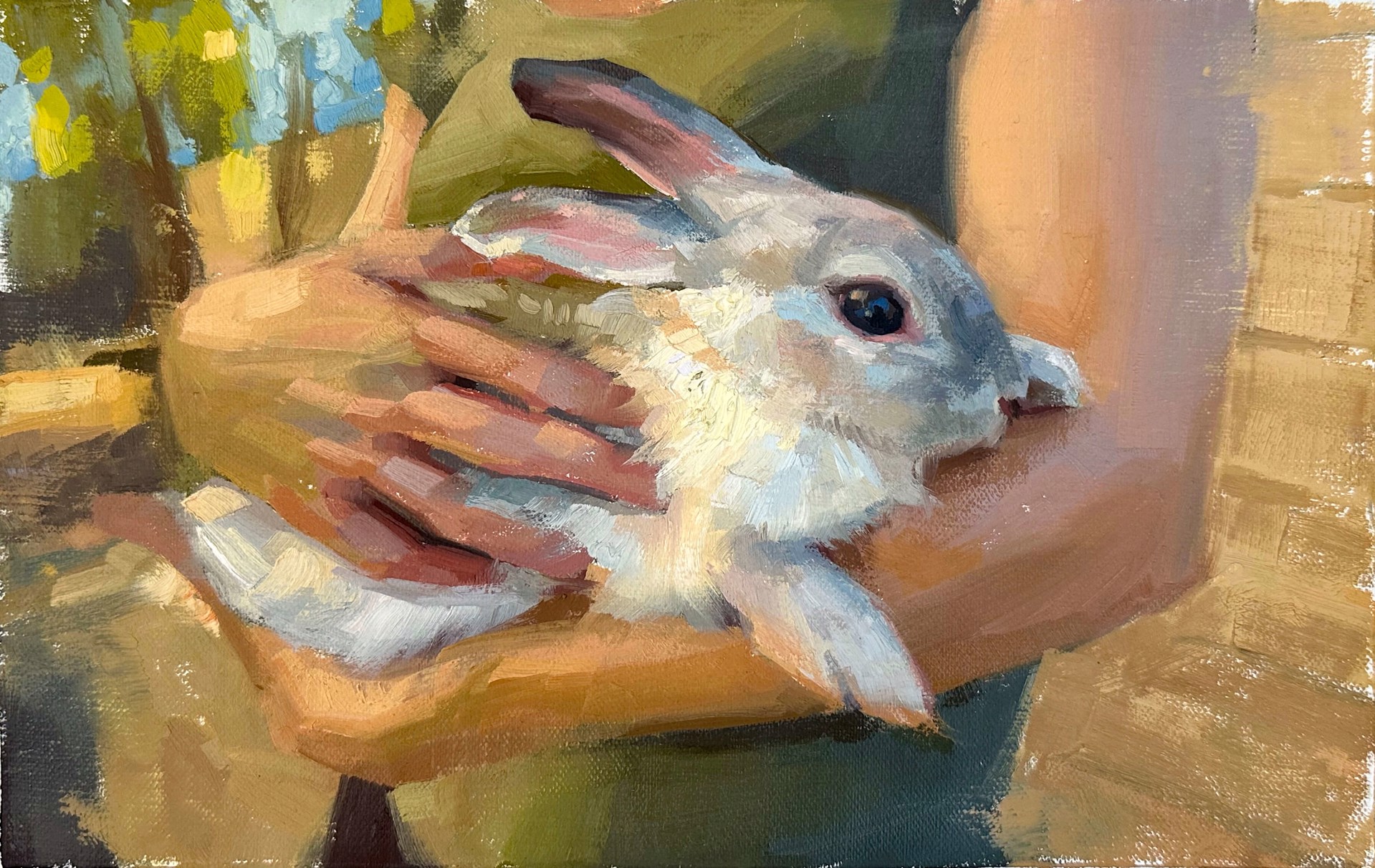 Rabbit in Arms by Robin Cole