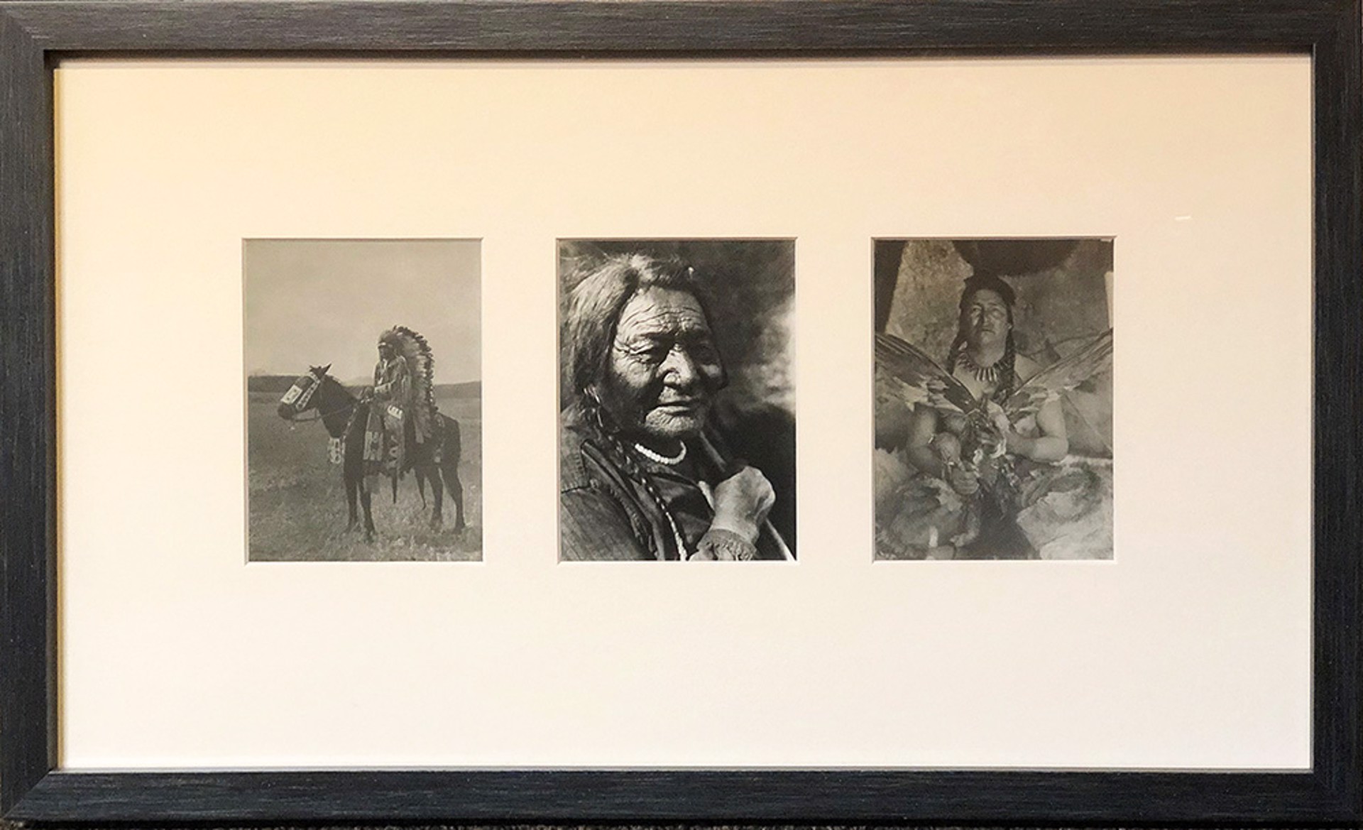 Three Native Elders Photos  by Edward S Curtis
