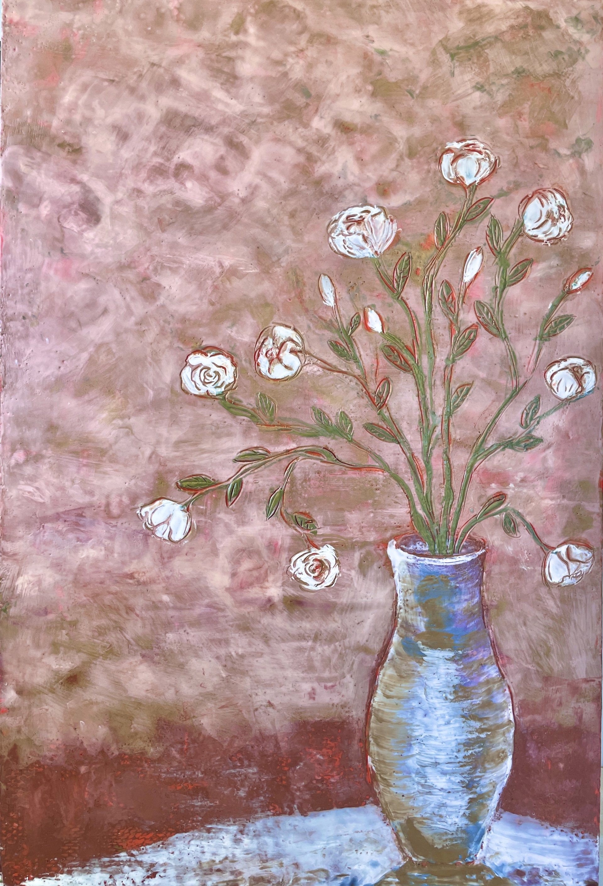 White Roses #3 by Willa Vennema