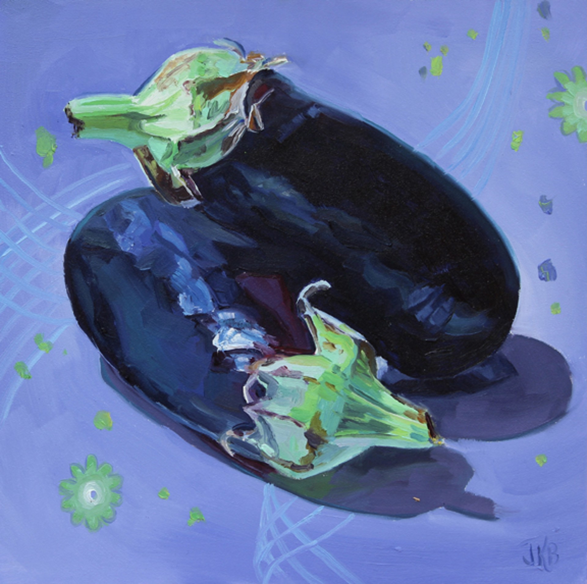 Eggplant Tango by Jennifer Barlow