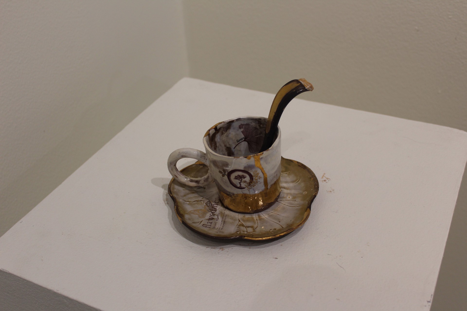 Cup, Saucer, Spoon by Therese Knowles