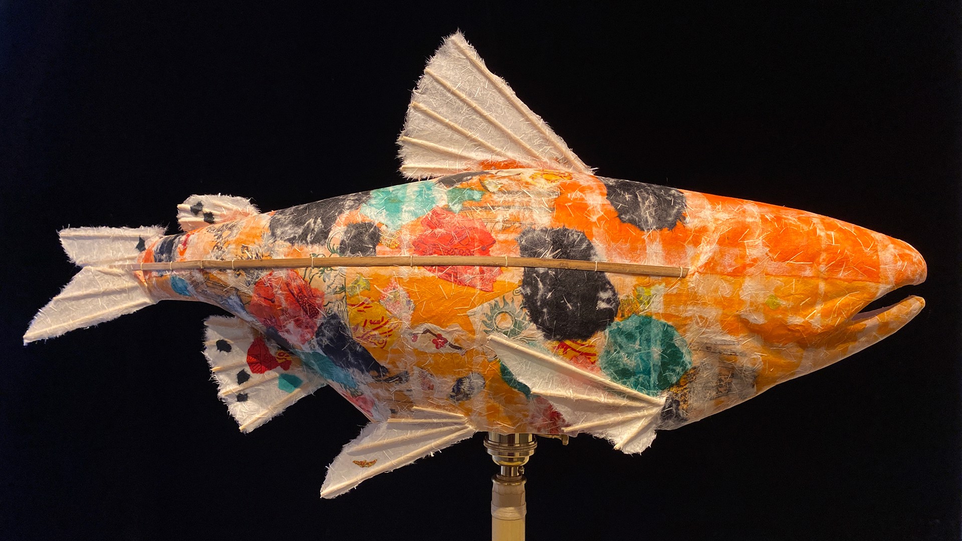 Saffron Mountain Salmon  by Elaine Hanowell