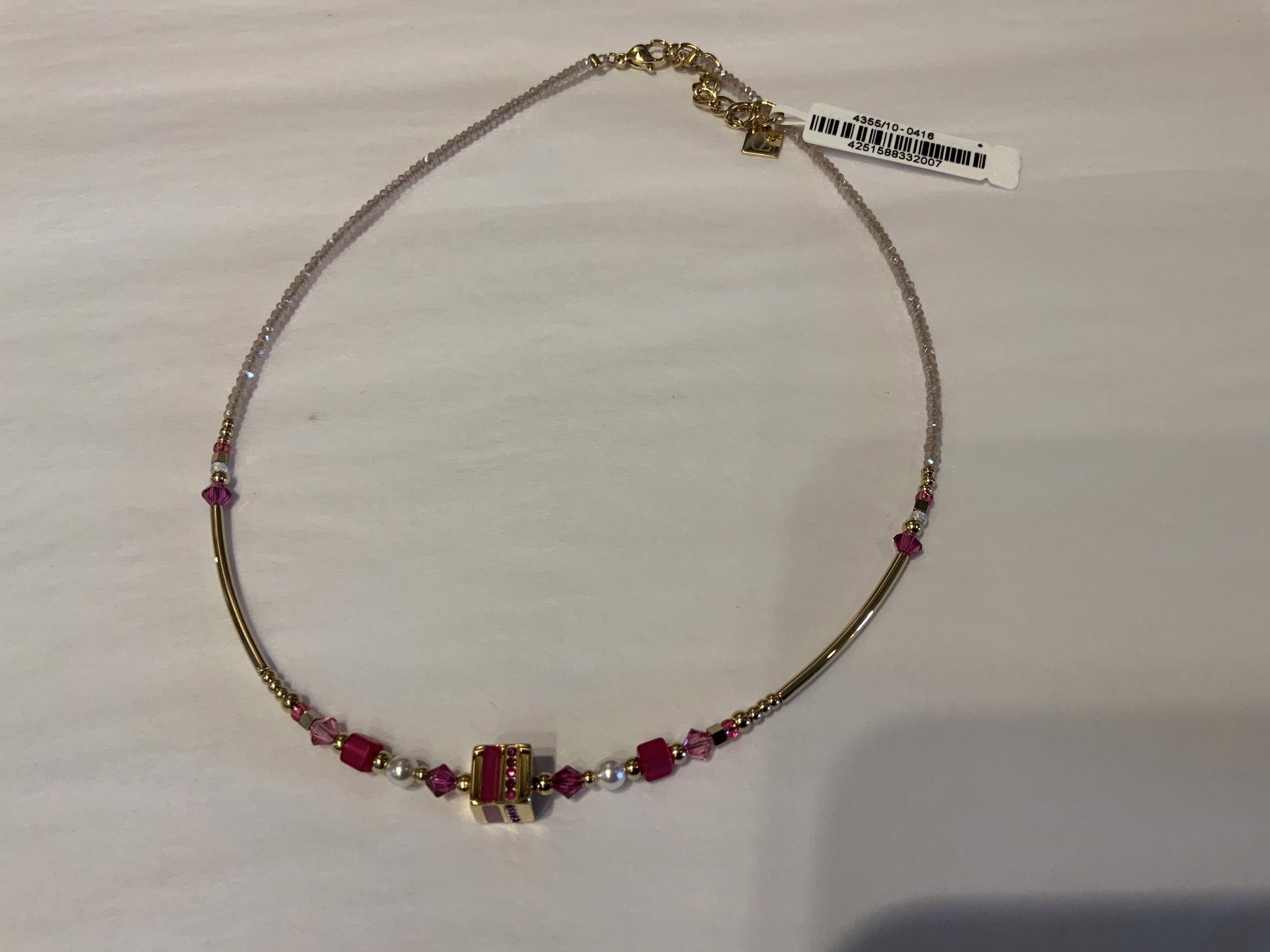 Everything Swarovski Necklace Pink by Coeur de Lion Nikaia Inc.