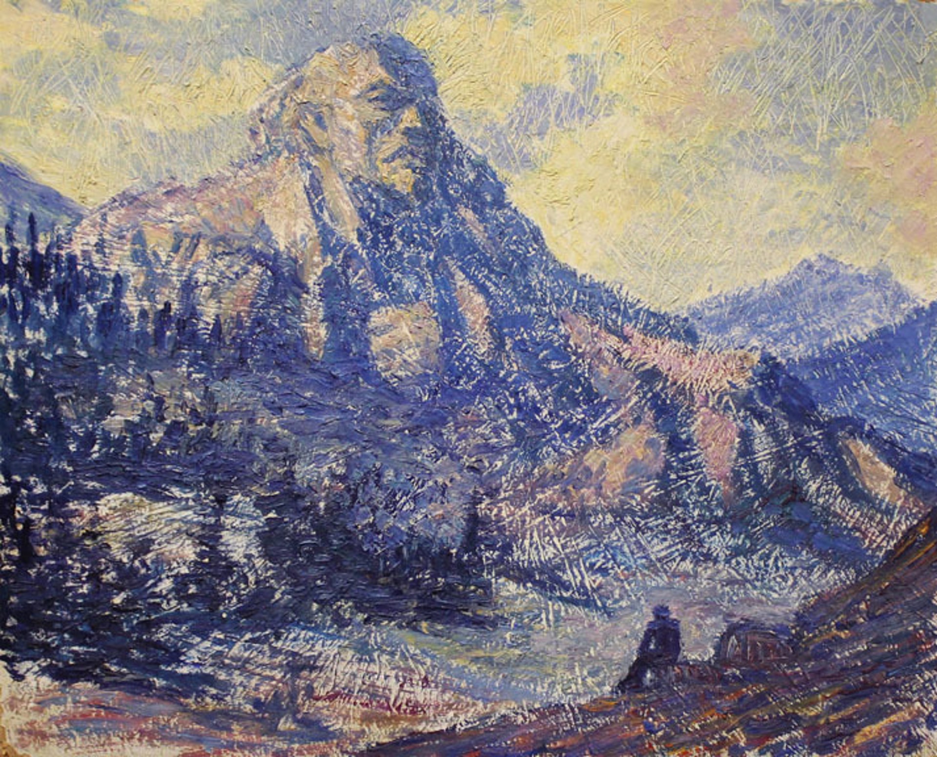 Lenin's Mountain - Study by Konstantin Mikhailov