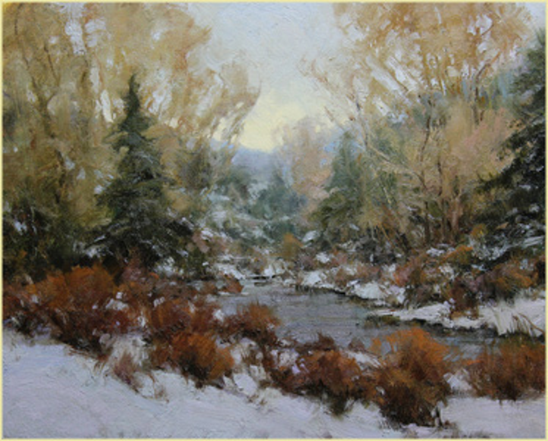 Winter Willows by Michael J Lynch