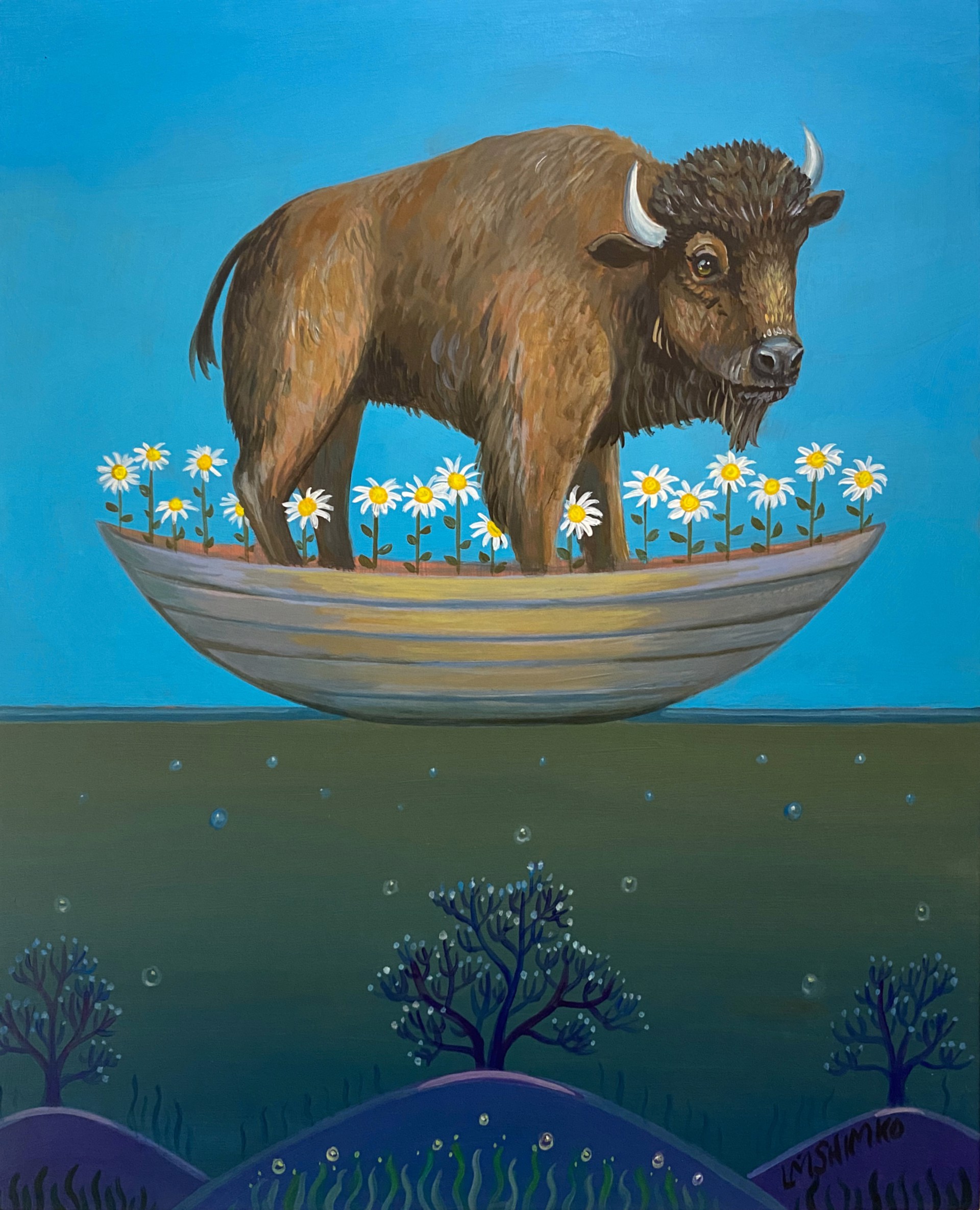 Ballast Bison Daisy by Lisa Shimko