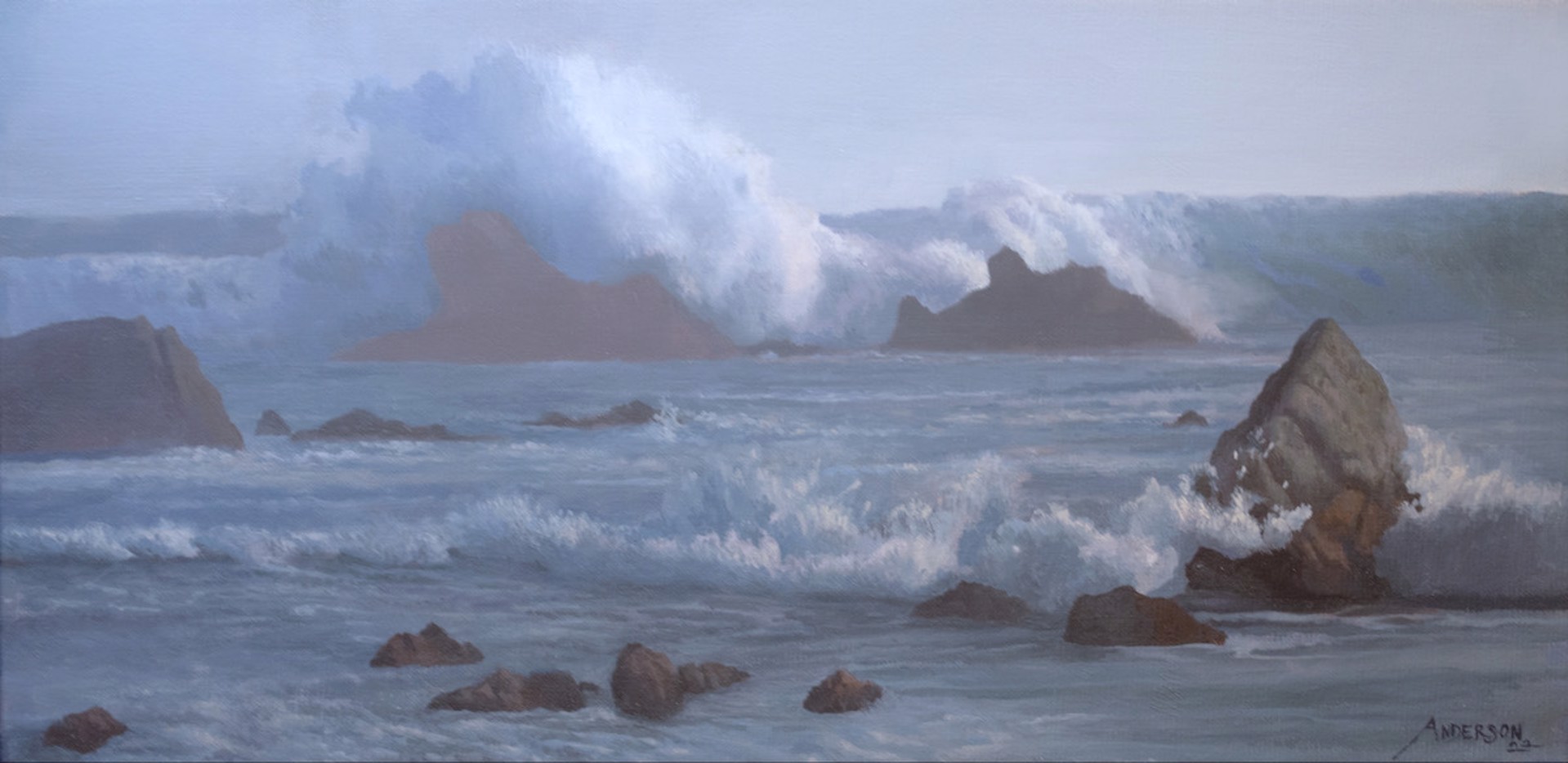 Asilomar Waves II by Benjamin Anderson