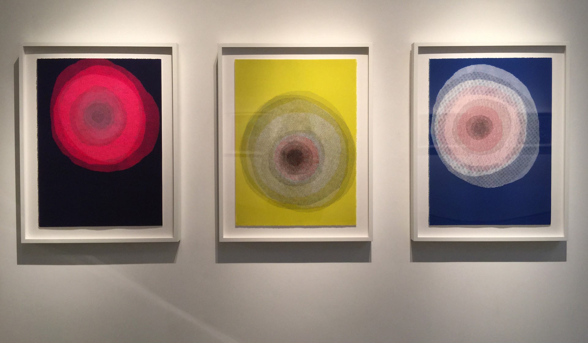 Ring Series #394, #381, #398 (from left to right) by Orna Feinstein
