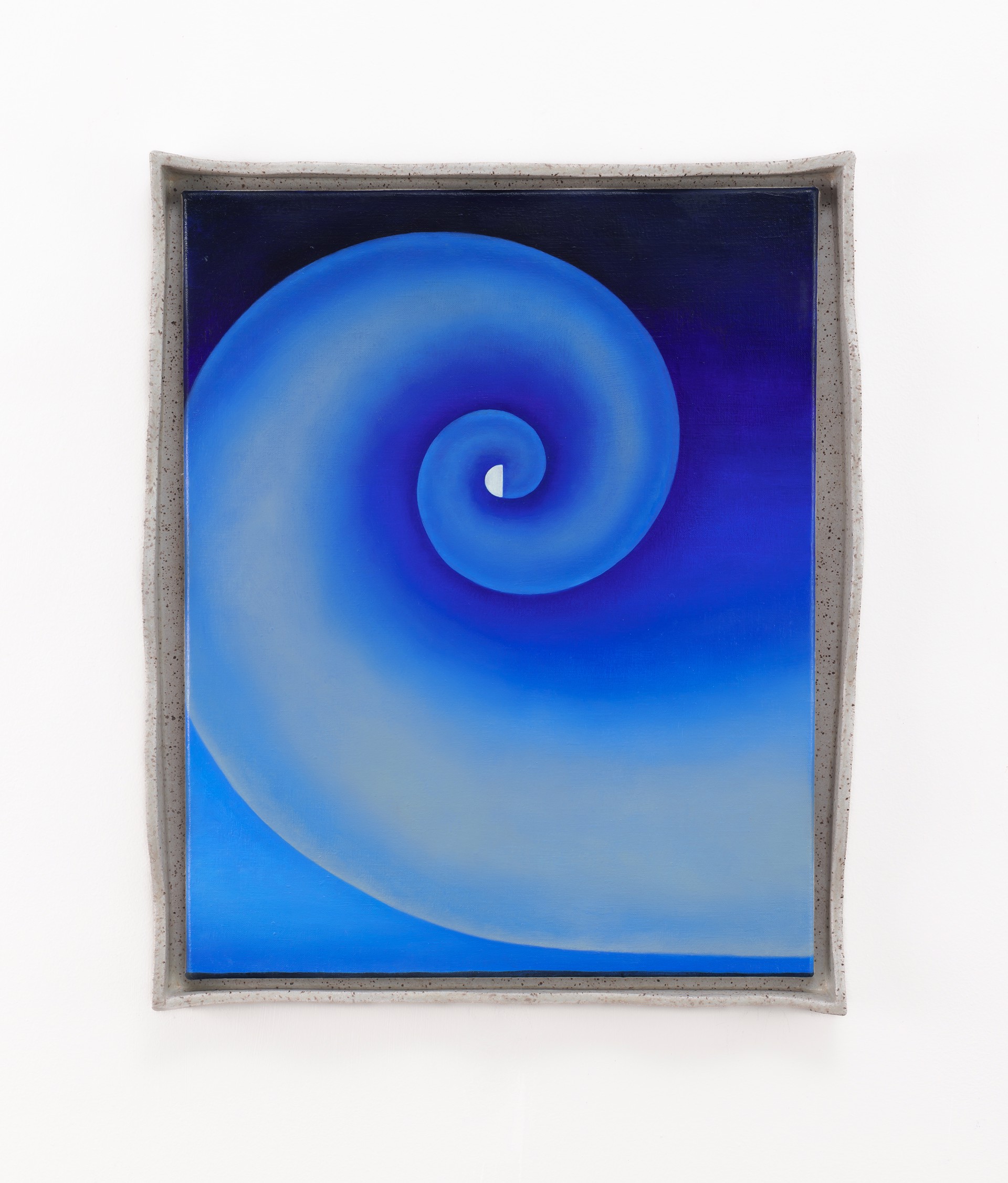 Spiral (Ultramarine) by Emily Weiner