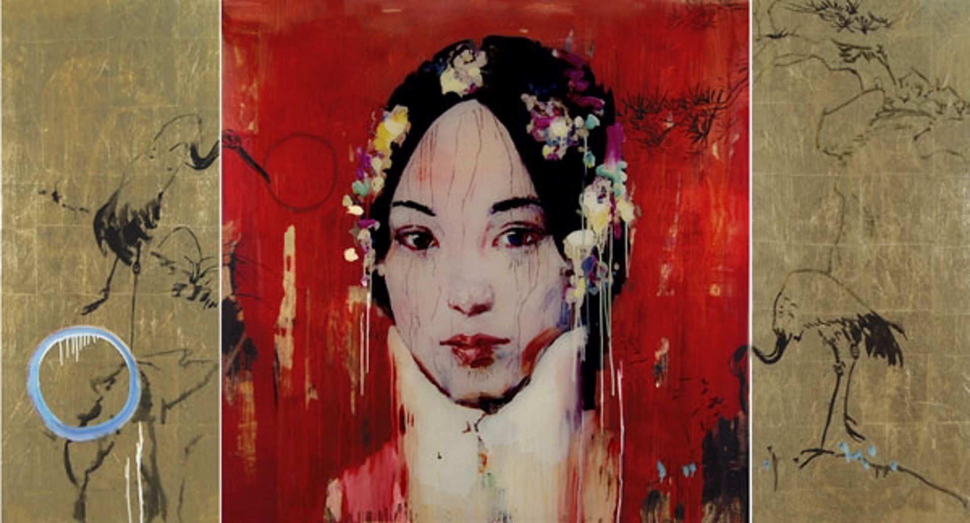 La Rouge II by Hung Liu