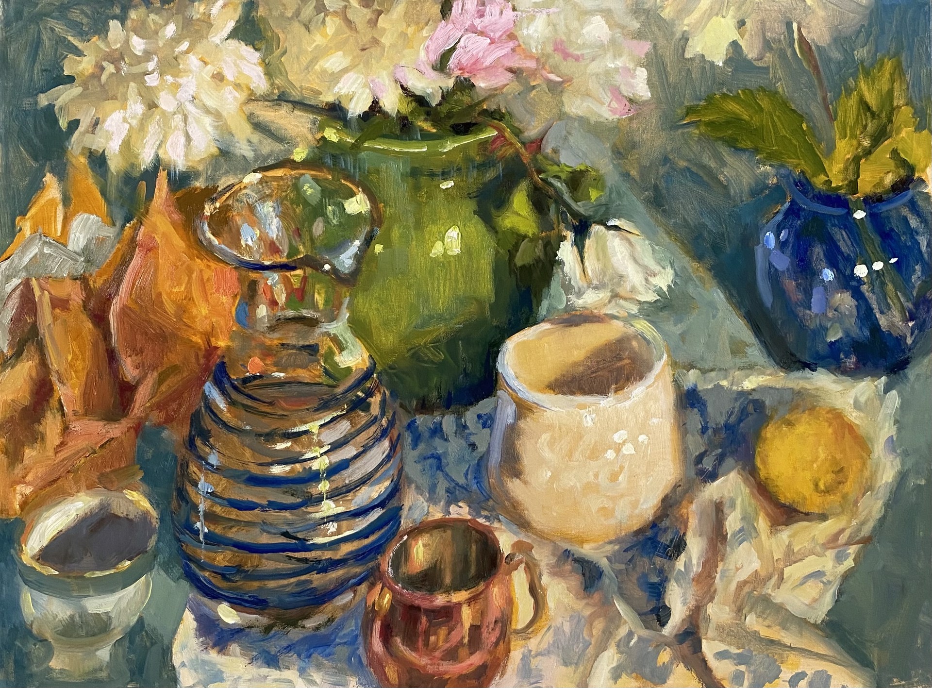 Cups and Pitchers by Laurie Meyer