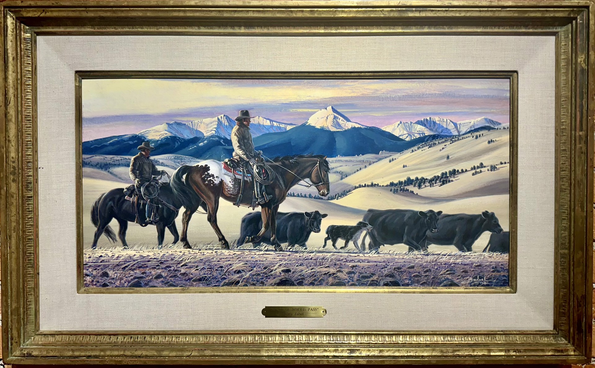 NORTH OF NORRIS PASS by Larry Zabel [1930-2012]
