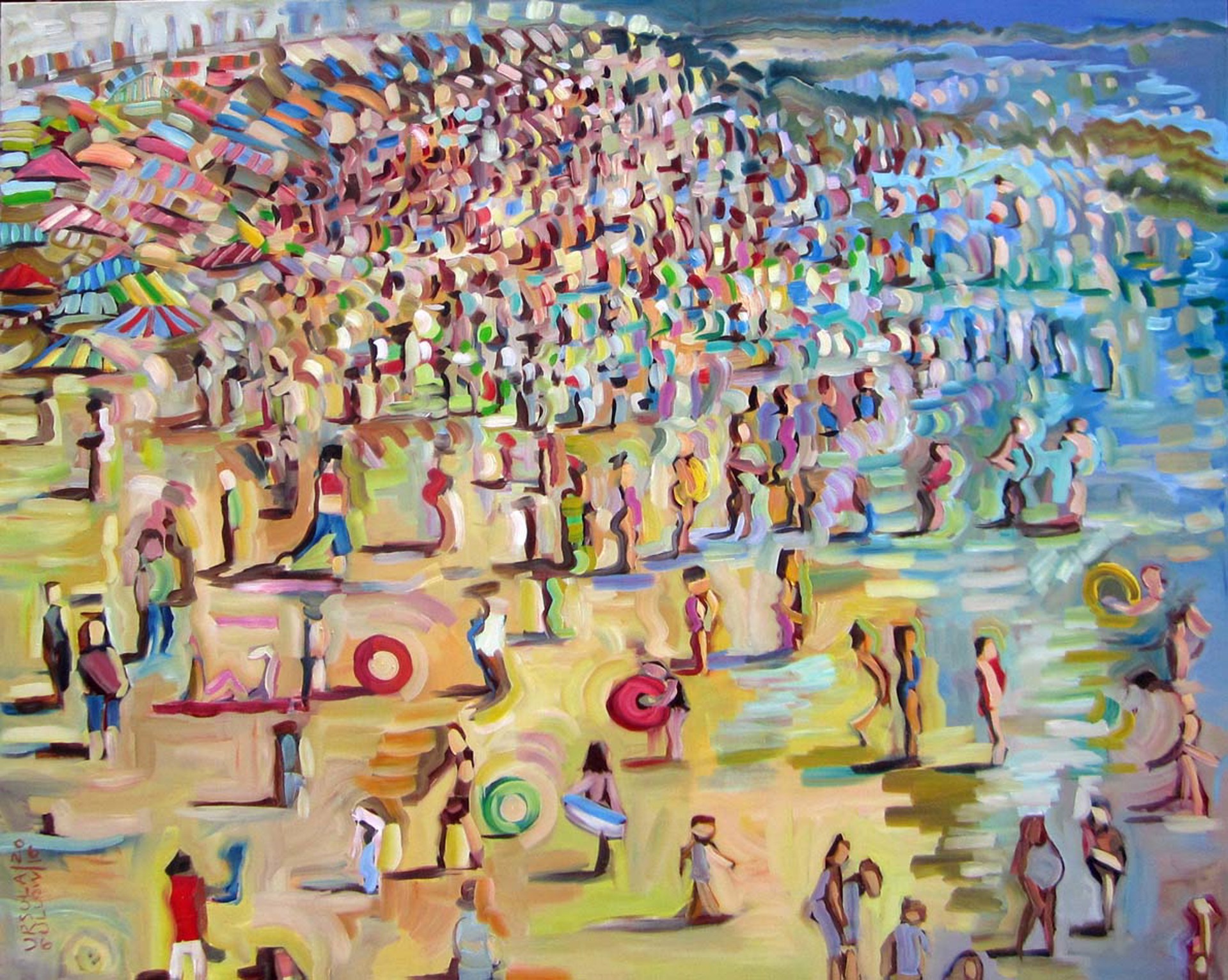 Beach Play by Ursula Gullow