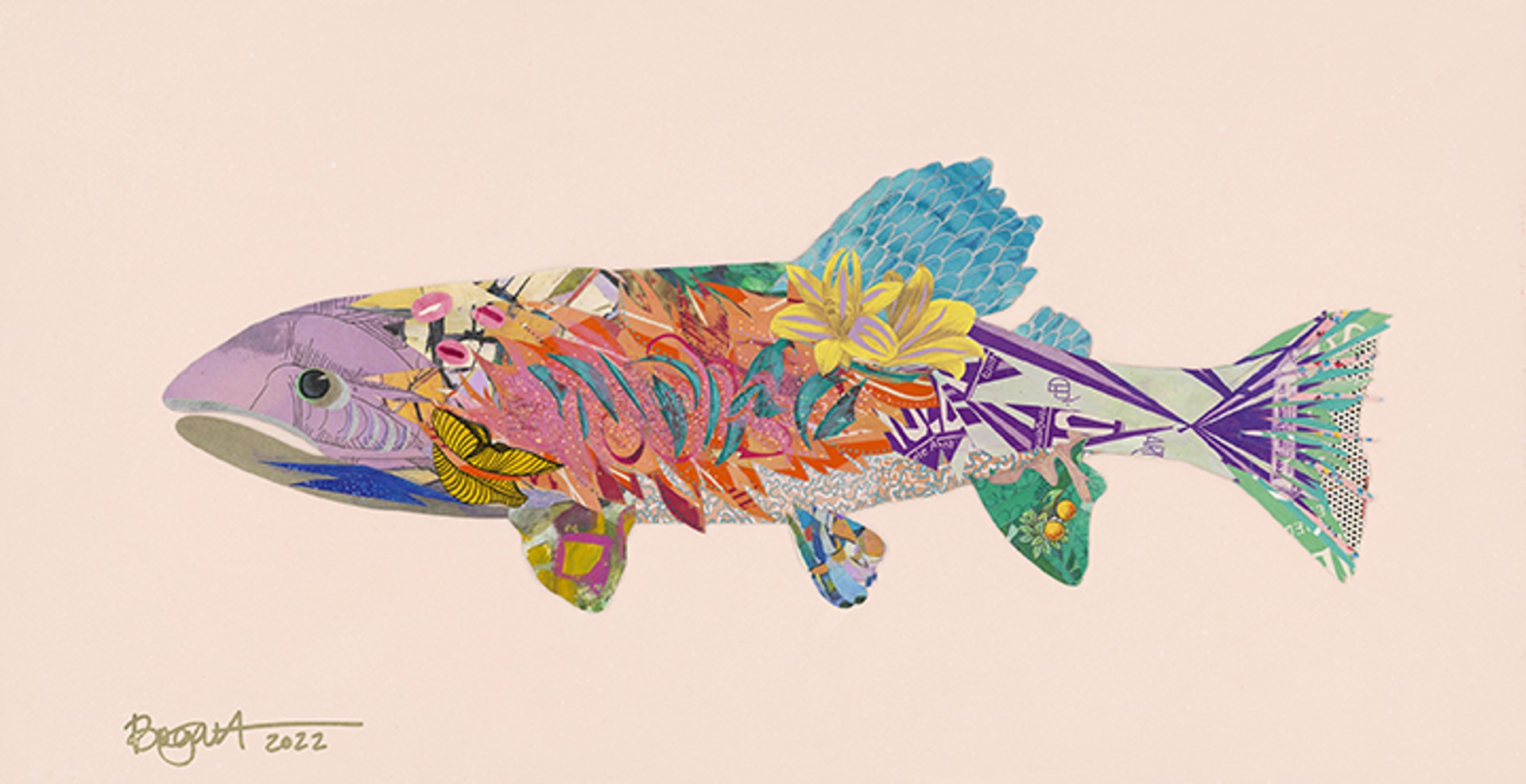 Rainbow Trout 'Mirabel' by Brenda Bogart - Prints