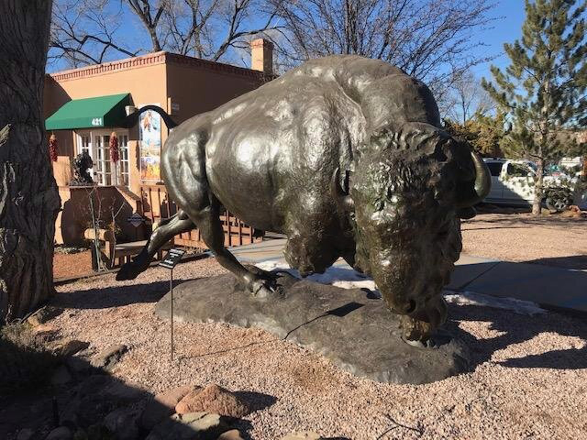 American Bison Monument by Scott Rogers