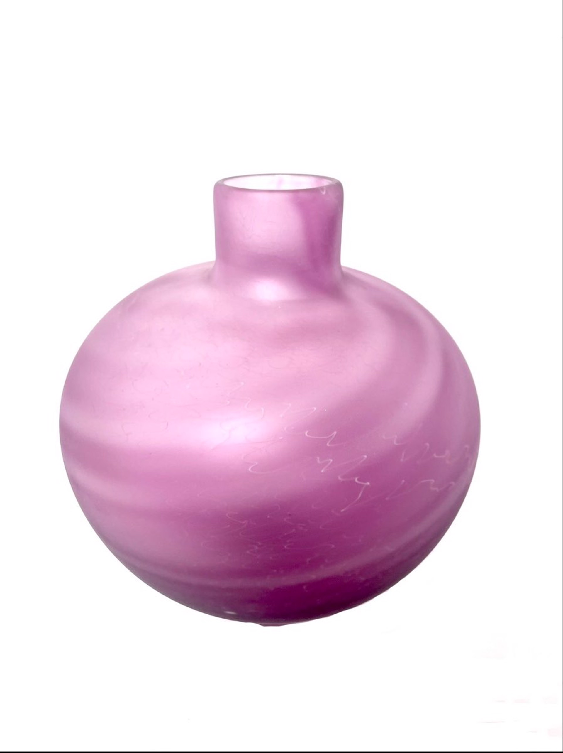 Purple Merletto Vase by John Geci