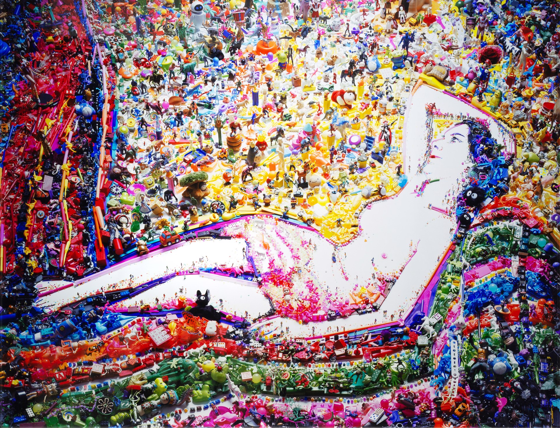 Odalisque, after Gustave le Gray (from ‘Rebus') by Vik Muniz