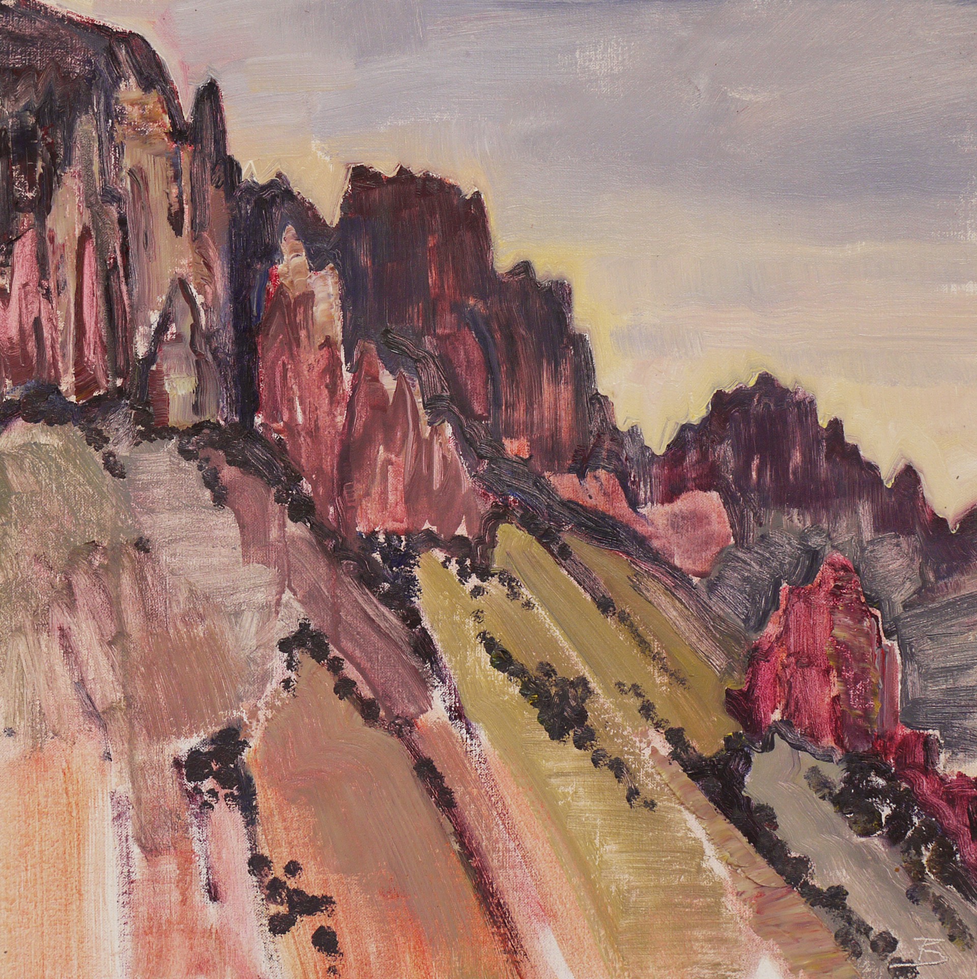 En Route to Chisos Basin by Mary Baxter