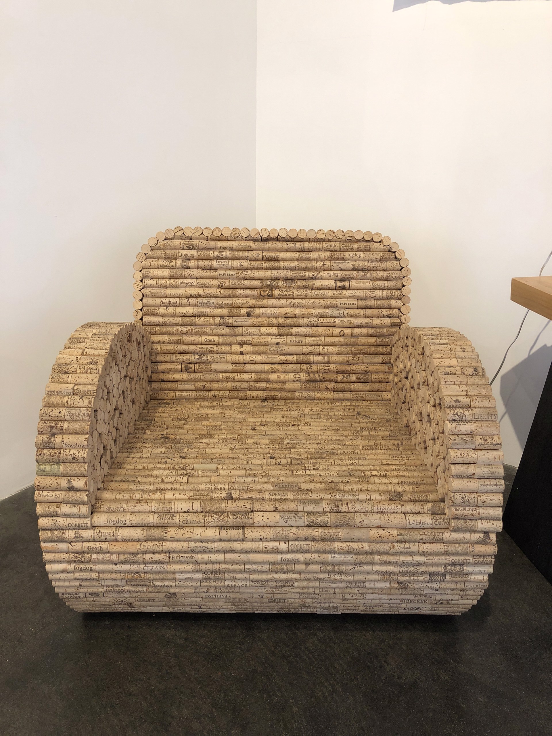 Cork Chair by Aaron Kramer
