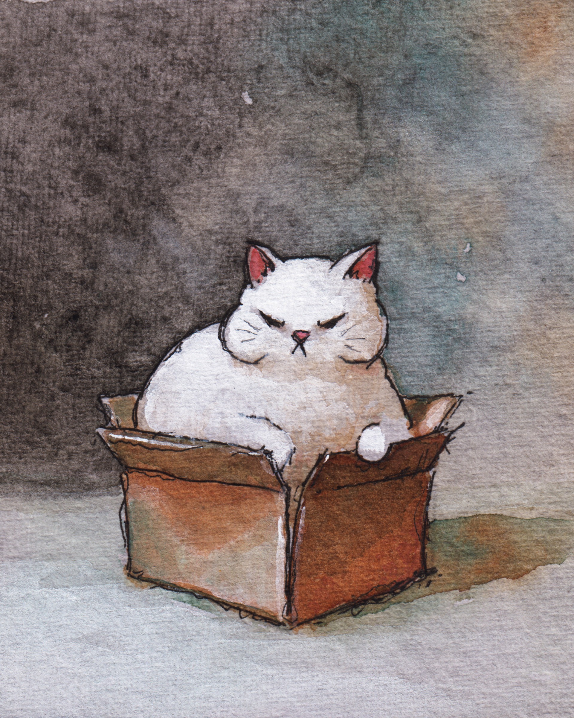 Box Kitty (mini) by Liese Chavez