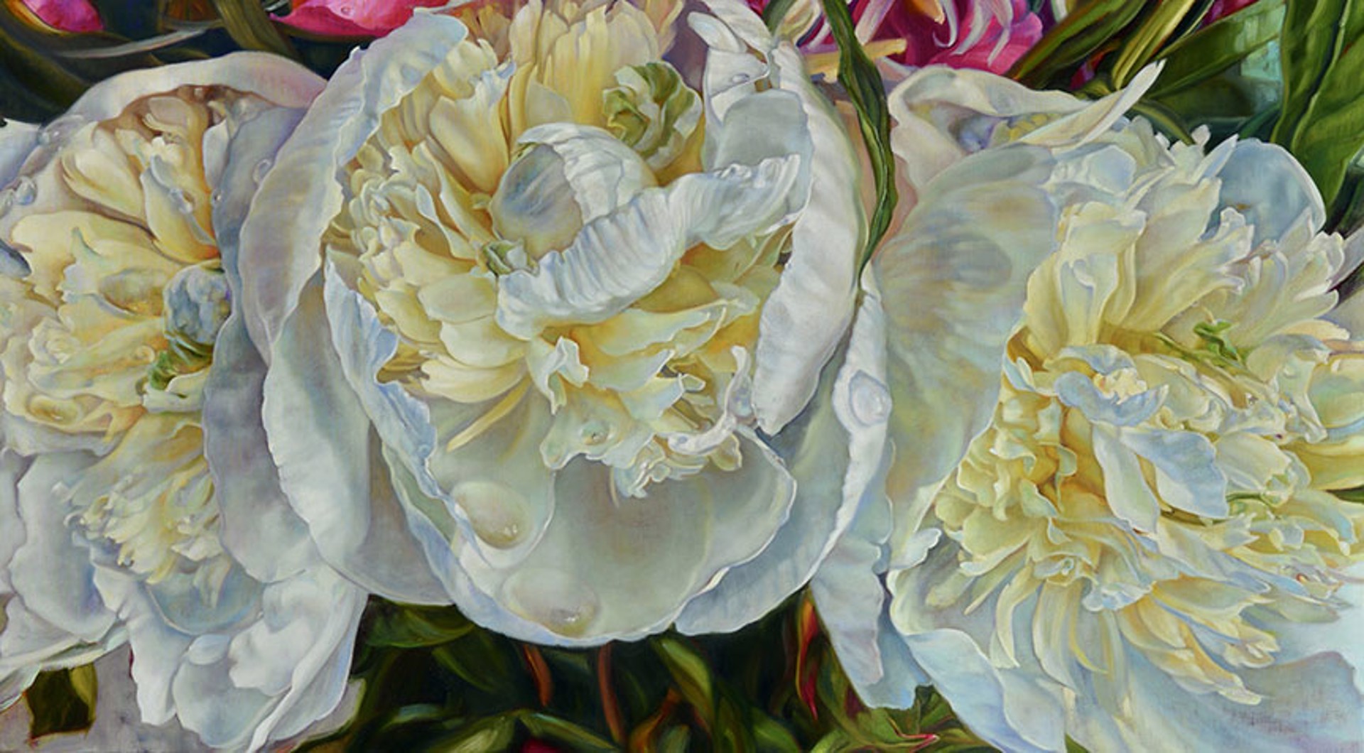 Dawn Peonies - SOLD by Commission Possibilities / Previously Sold ZX