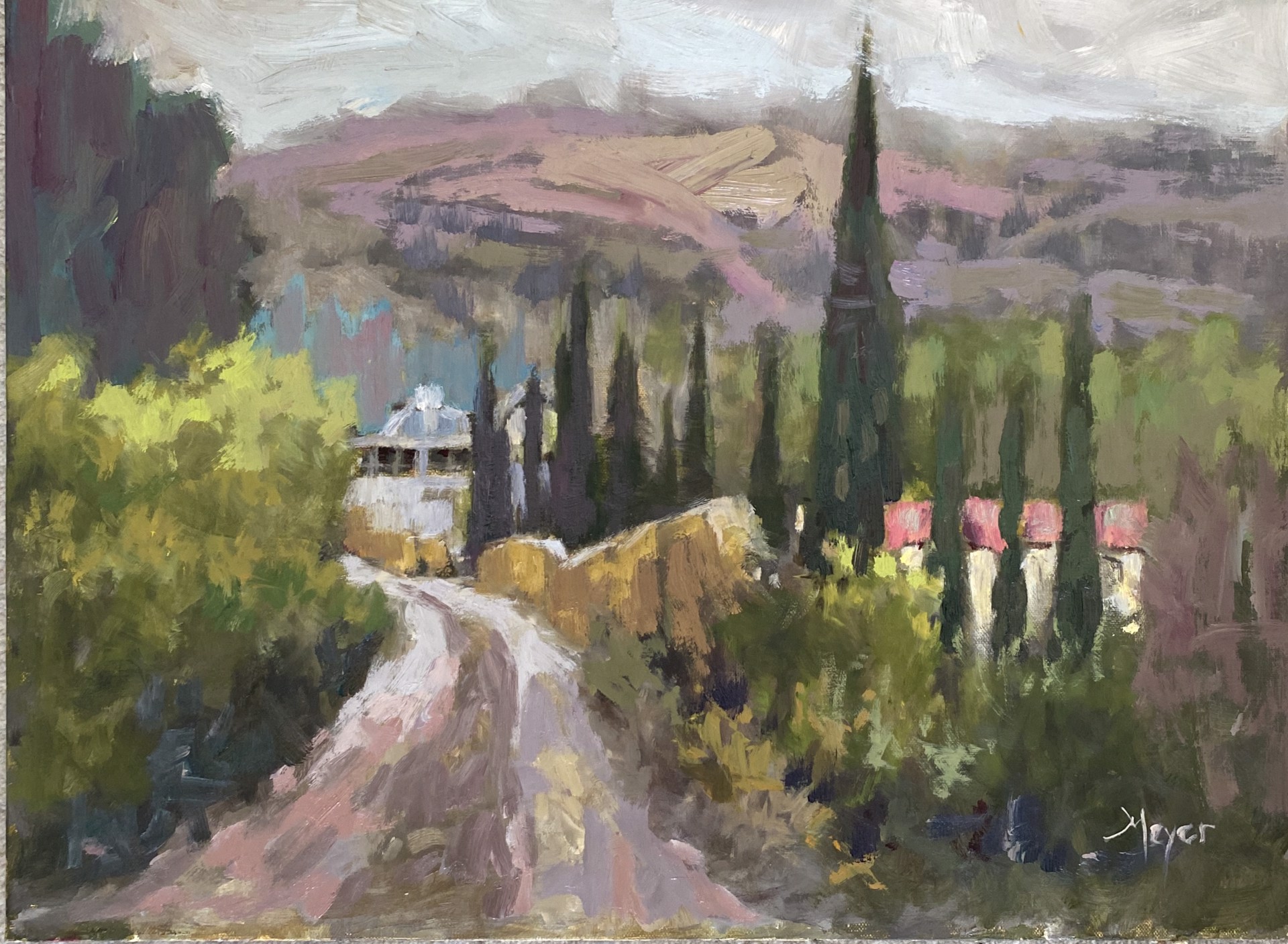 Monastery in the Priorat by Laurie Meyer
