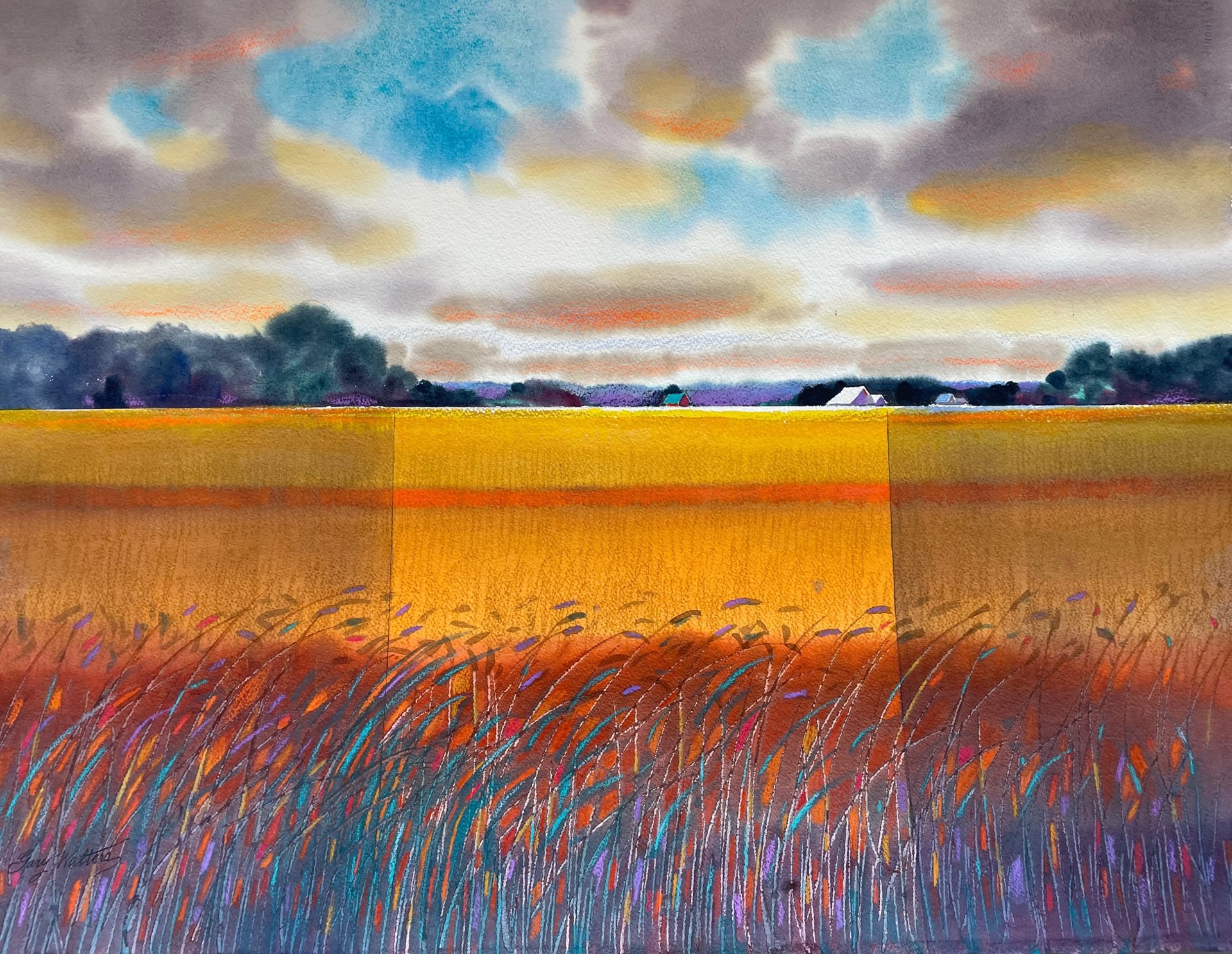 Mississippi Wheat Field  II by Gary Walters