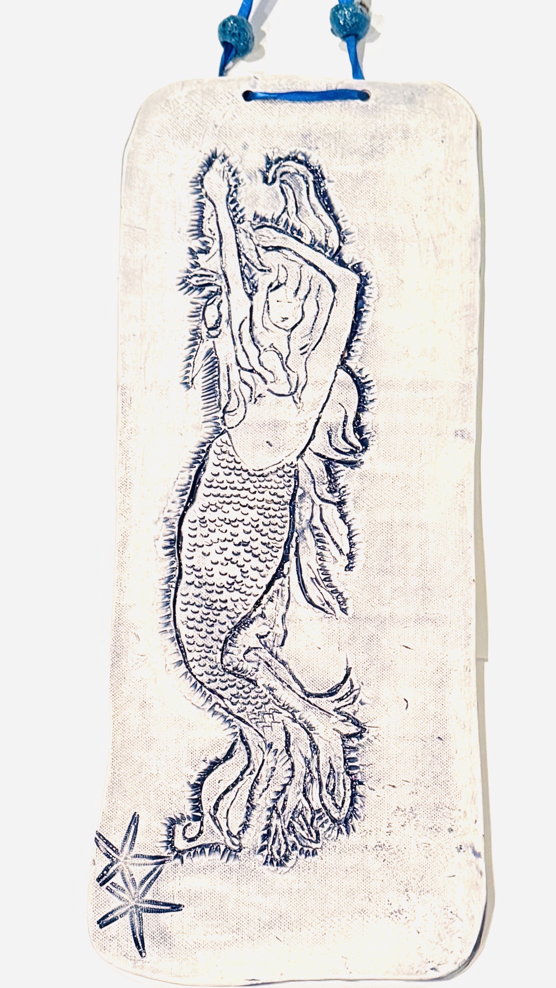 Mermaid Plaque NQR23-6 by Judy Kepley