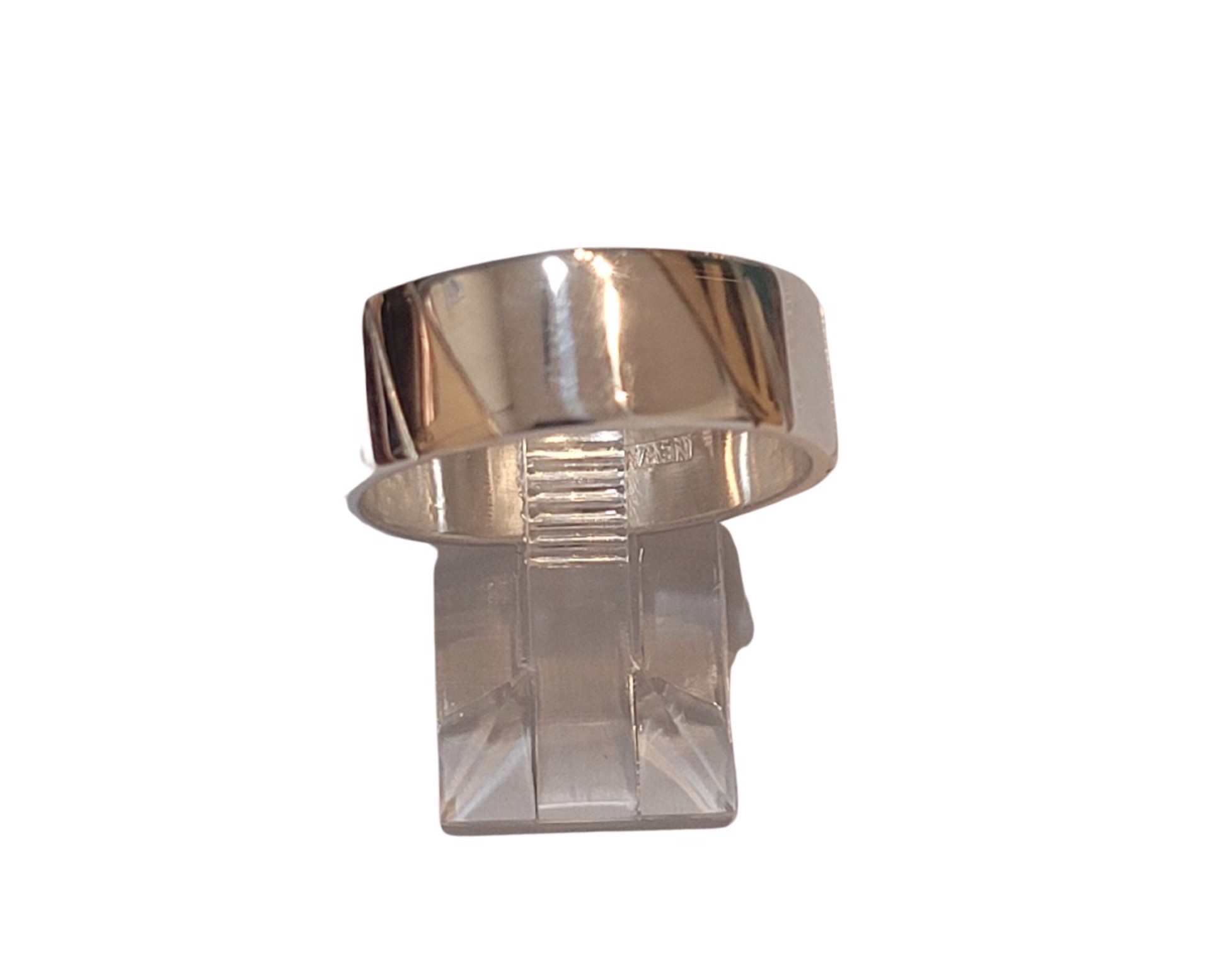 Ring  Band Sterling Silver and 18K Gold Married Metals. Size 9.75 by Ken and Barbara Newman