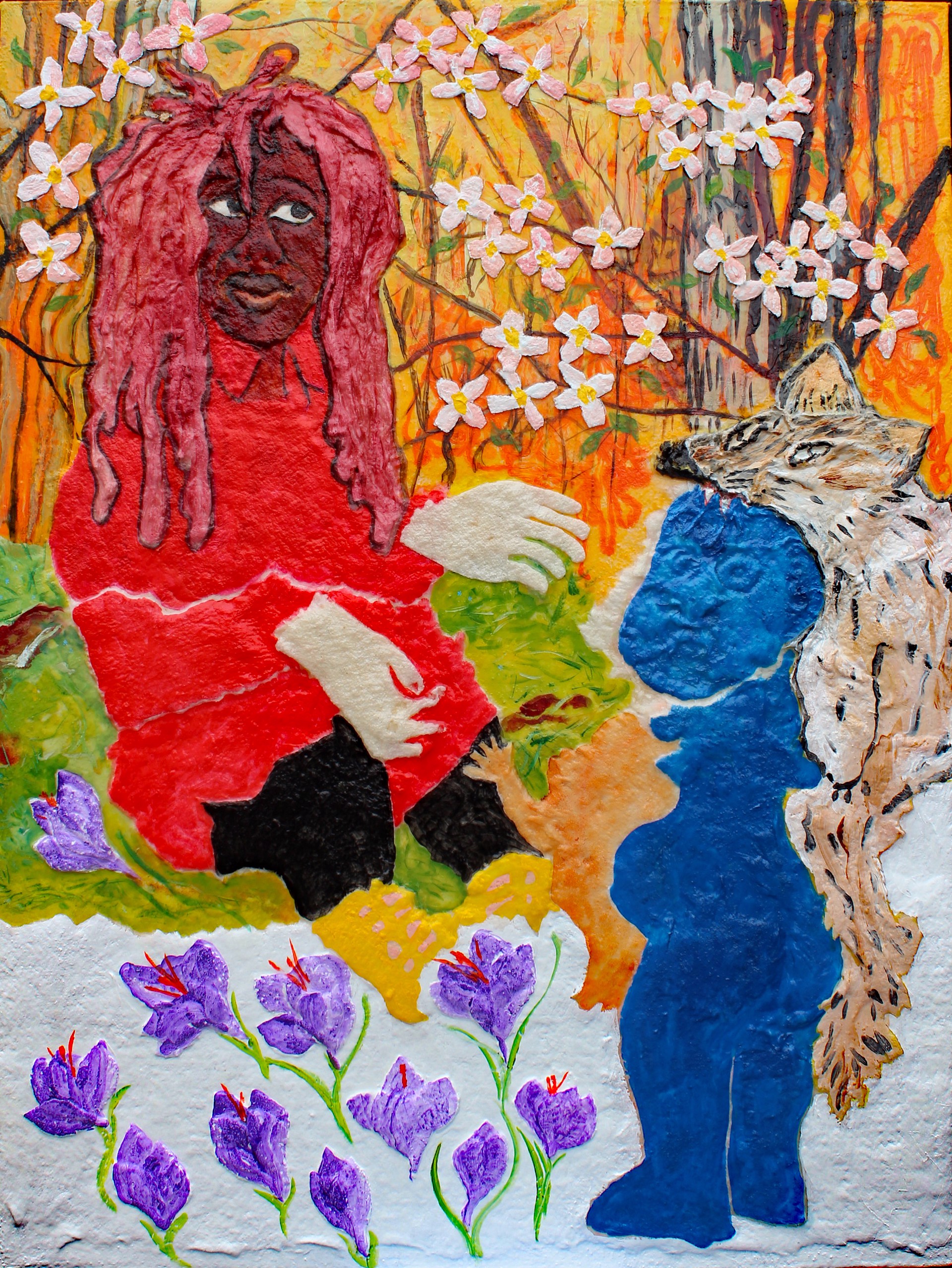 Perreaoult Daniels, Wolf In The Fold Spring by Visiting Artist
