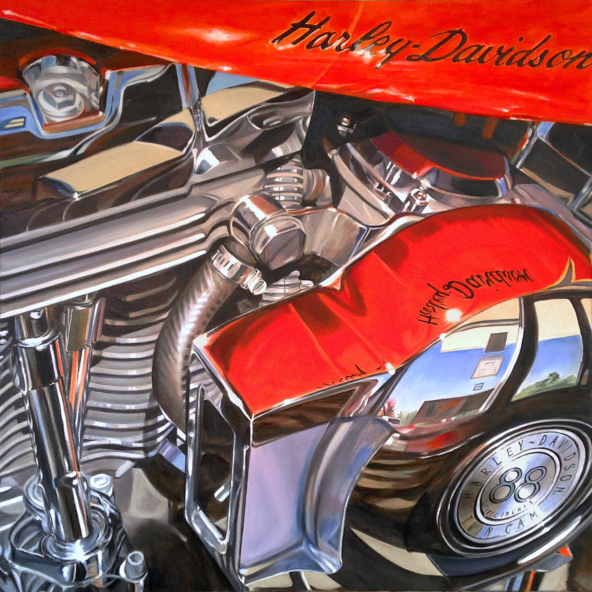 Twin Cam Reflections by Allan Gorman