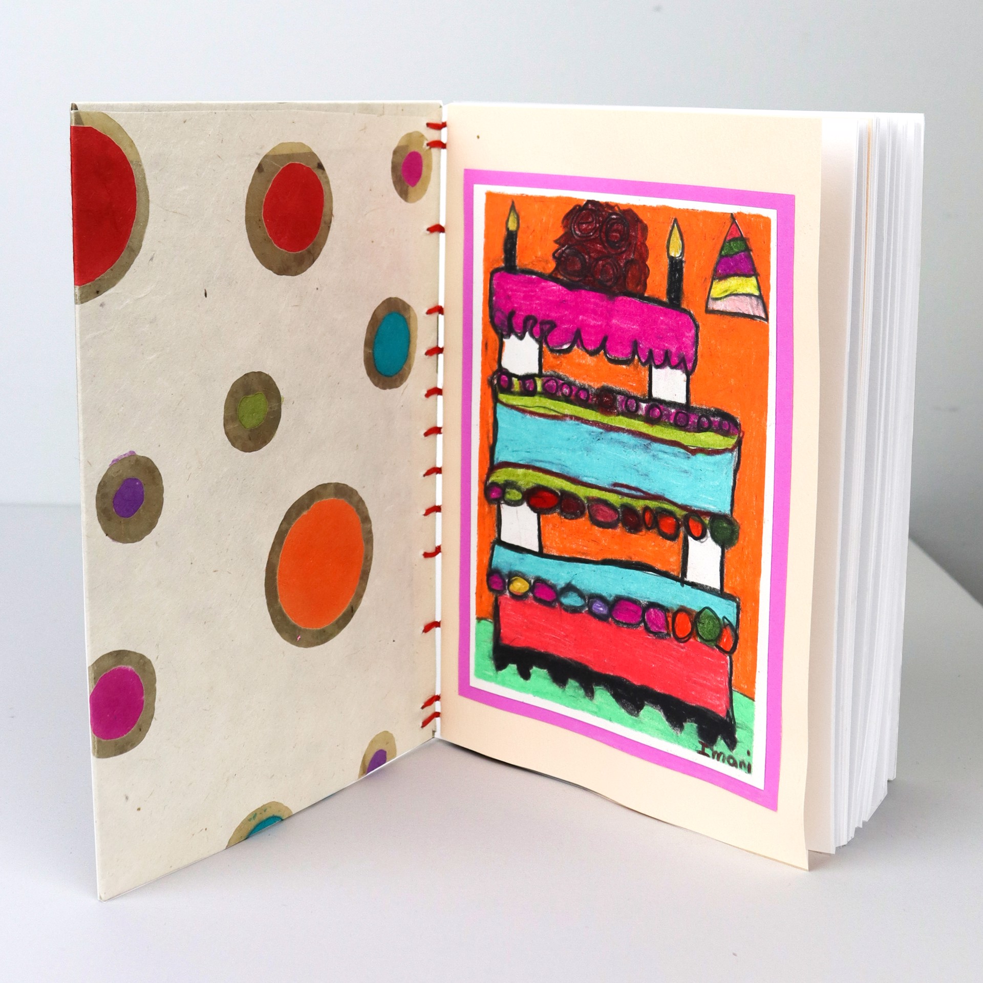Party Time! Handmade Journal by Imani Turner