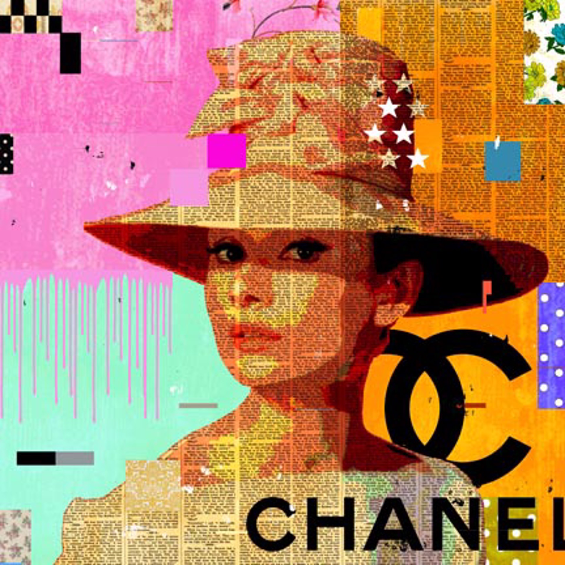 Audrey Hat Chanel by Mark Andrew Allen