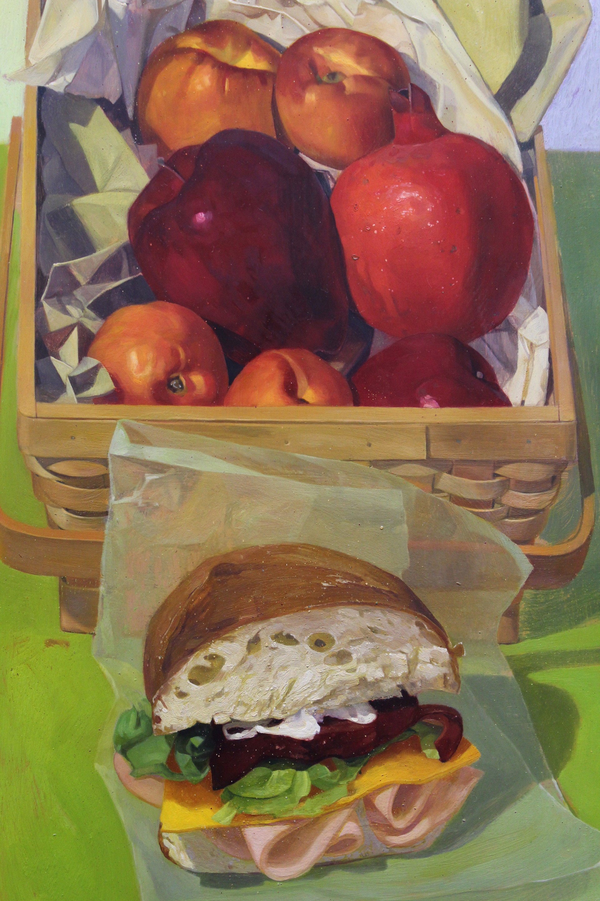 Turkey Sandwich with Apples by Benjamin J. Shamback